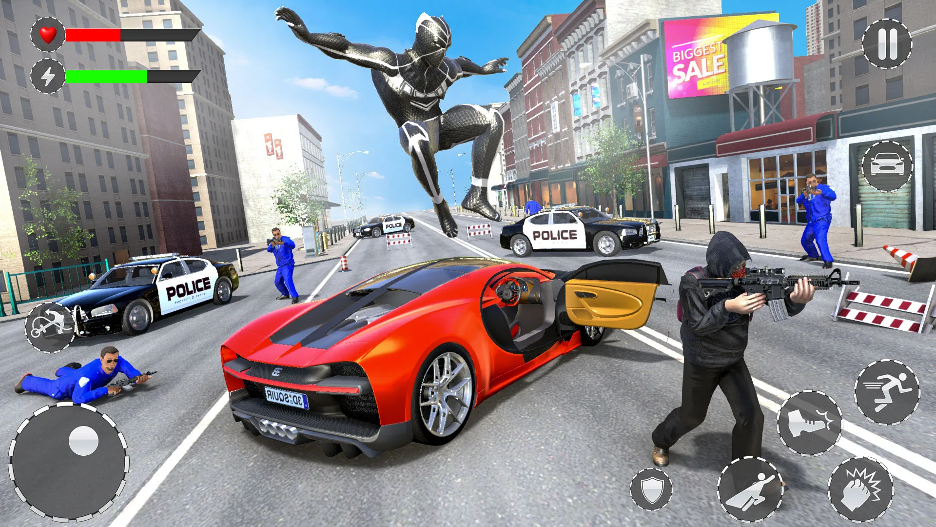 Flying Panther Hero City Crime | Indus Appstore | Screenshot