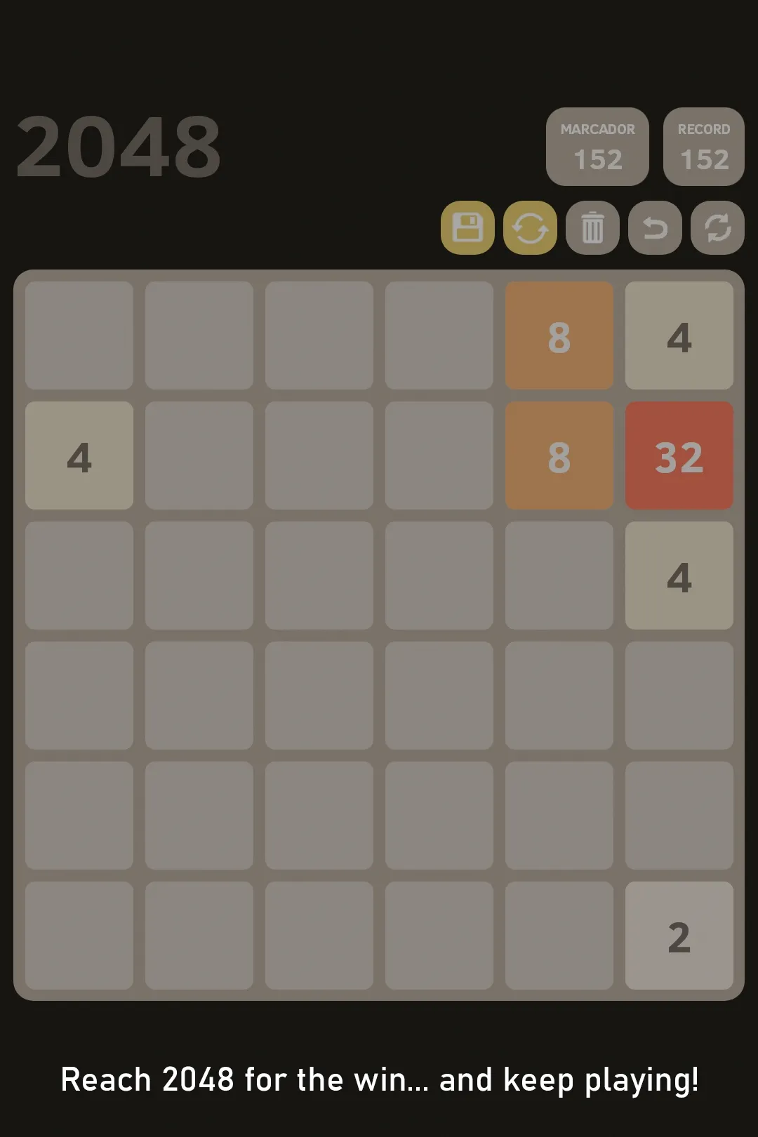 2048 THE GAME | Indus Appstore | Screenshot