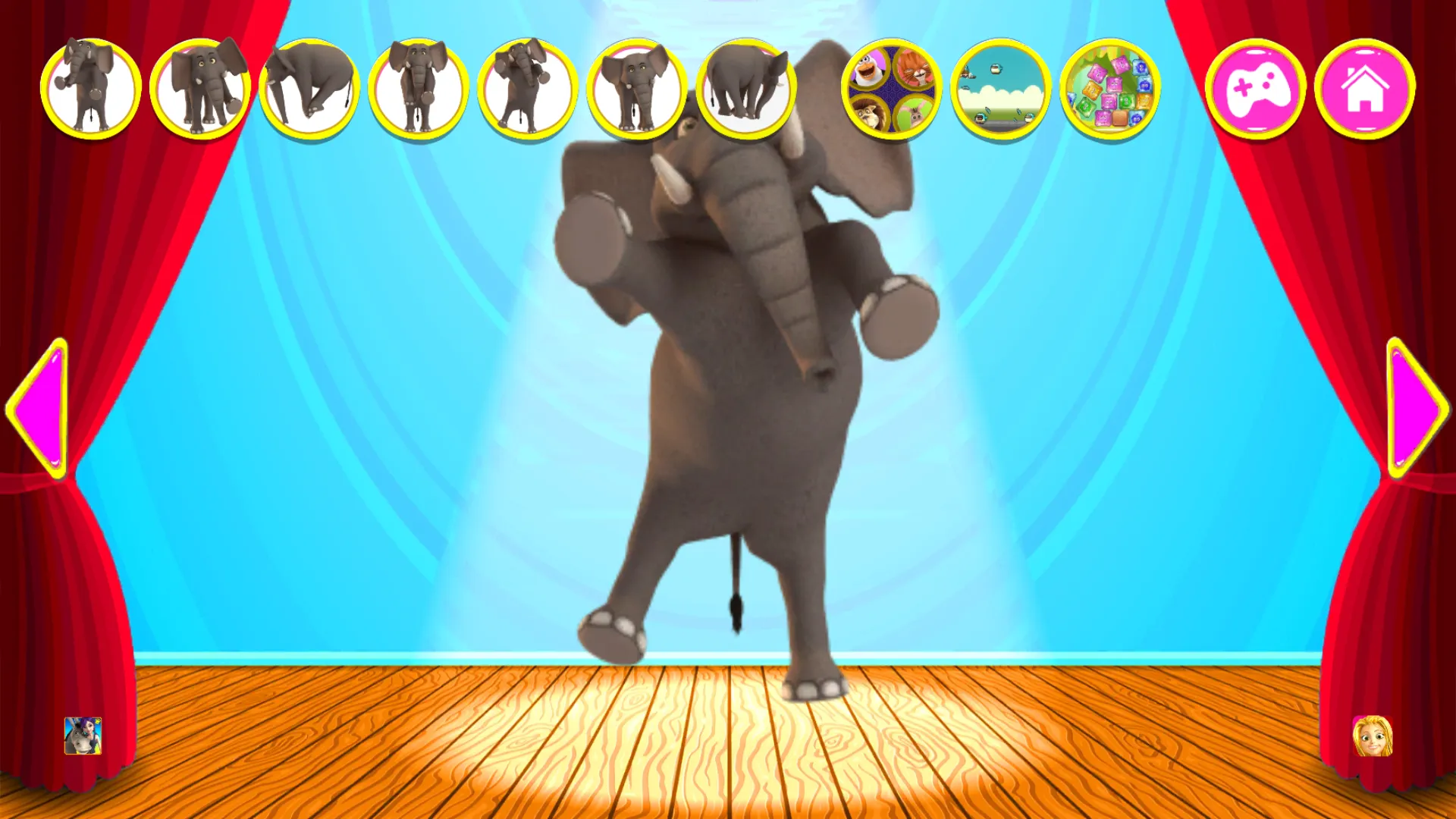 Talking Elephant King Red | Indus Appstore | Screenshot