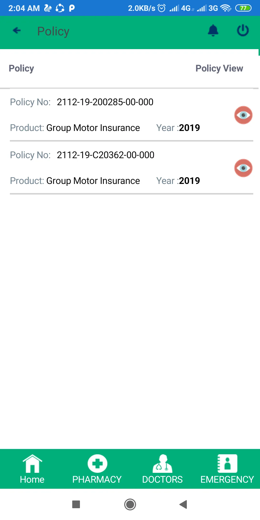 Vancare Insurance on Mobile | Indus Appstore | Screenshot