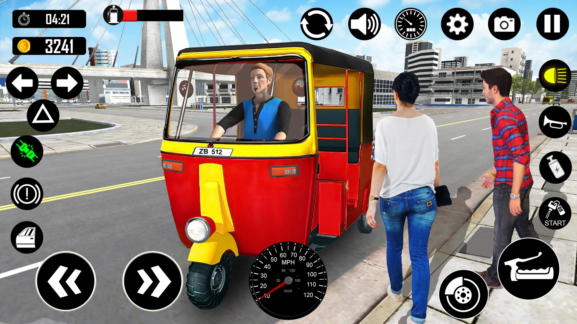 Tuk Tuk Rickshaw Games Taxi 3D | Indus Appstore | Screenshot