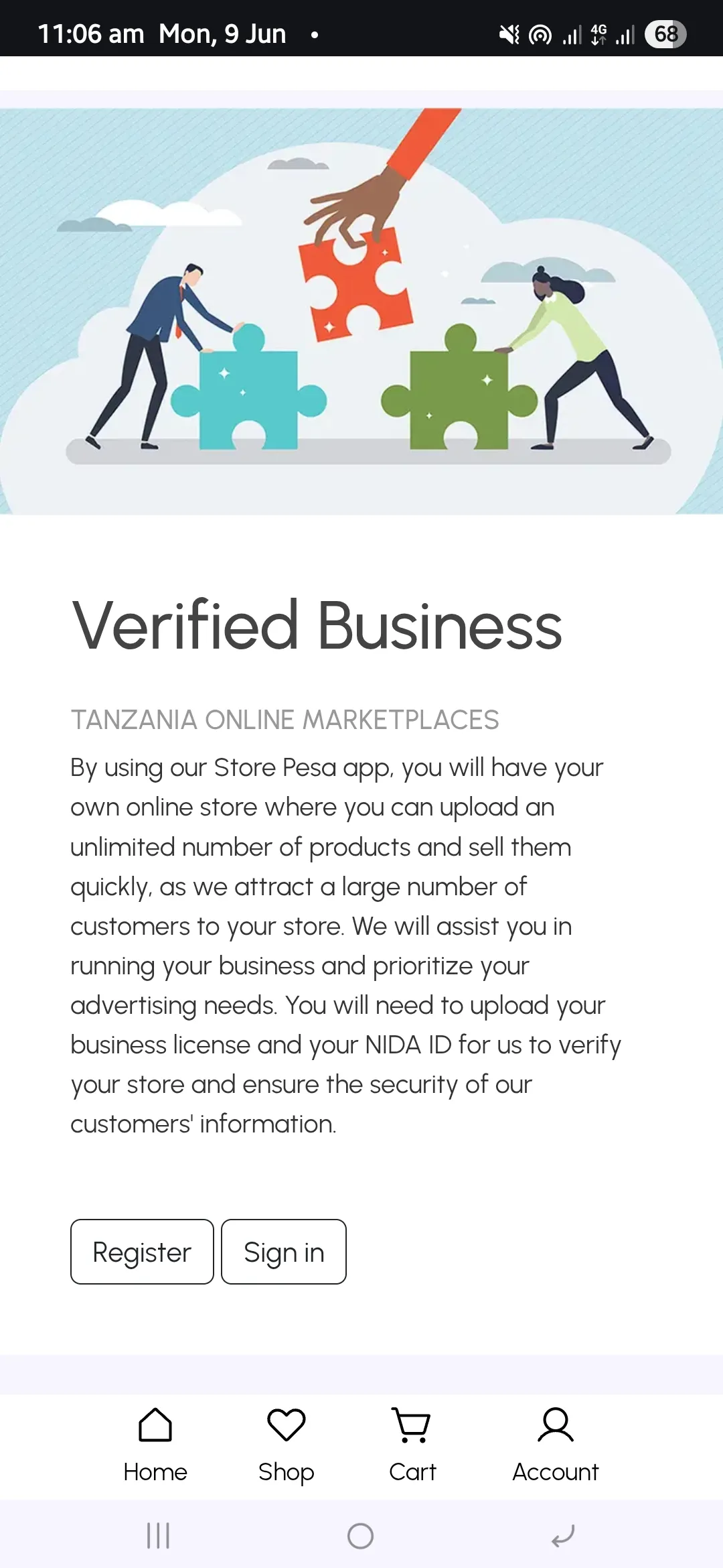 Store pesa e-commerce | Indus Appstore | Screenshot