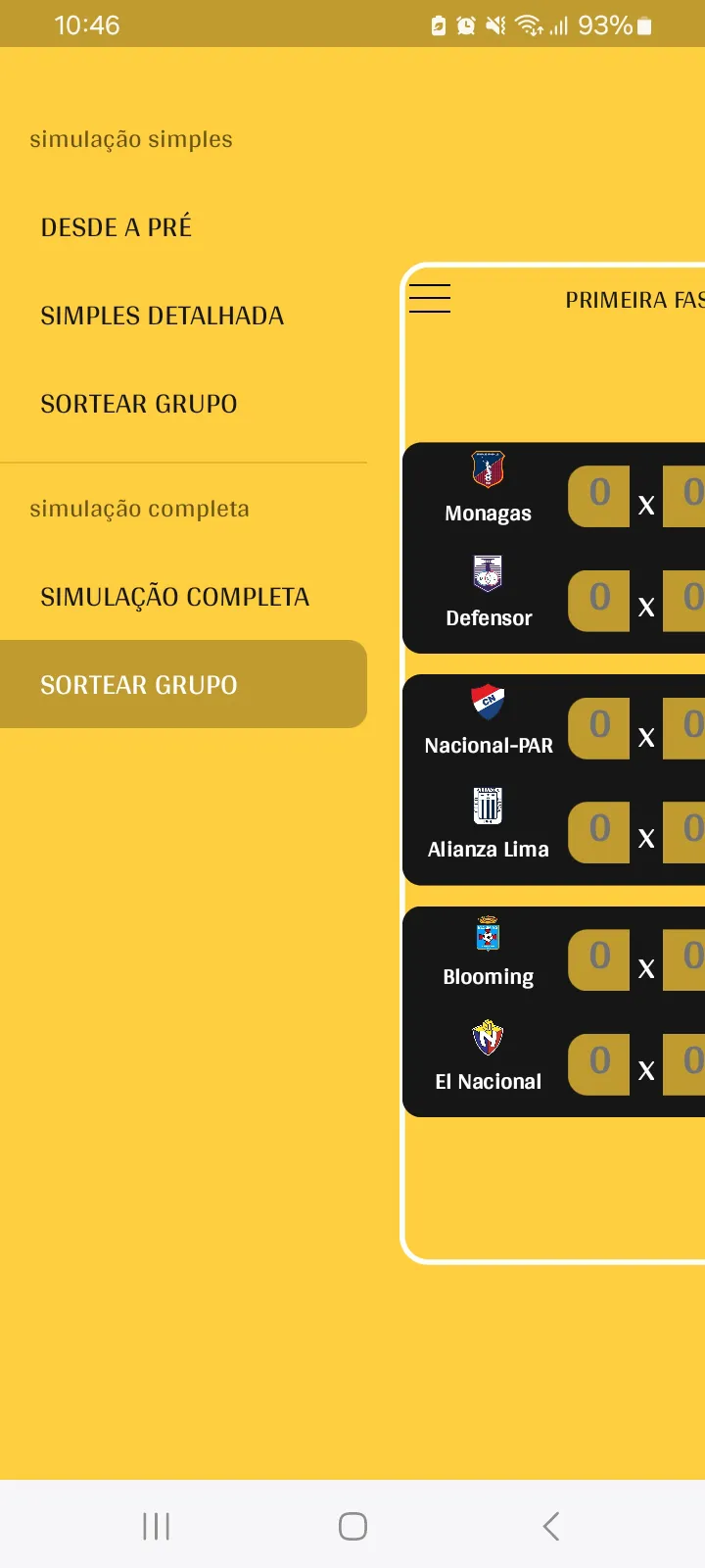 Libertadores Simulator | Indus Appstore | Screenshot