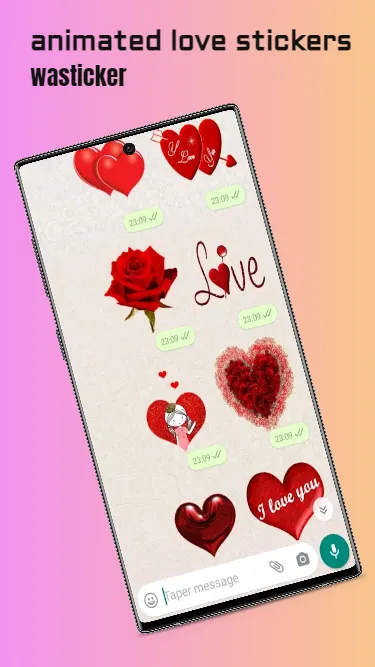 WASticker -Animated Love | Indus Appstore | Screenshot