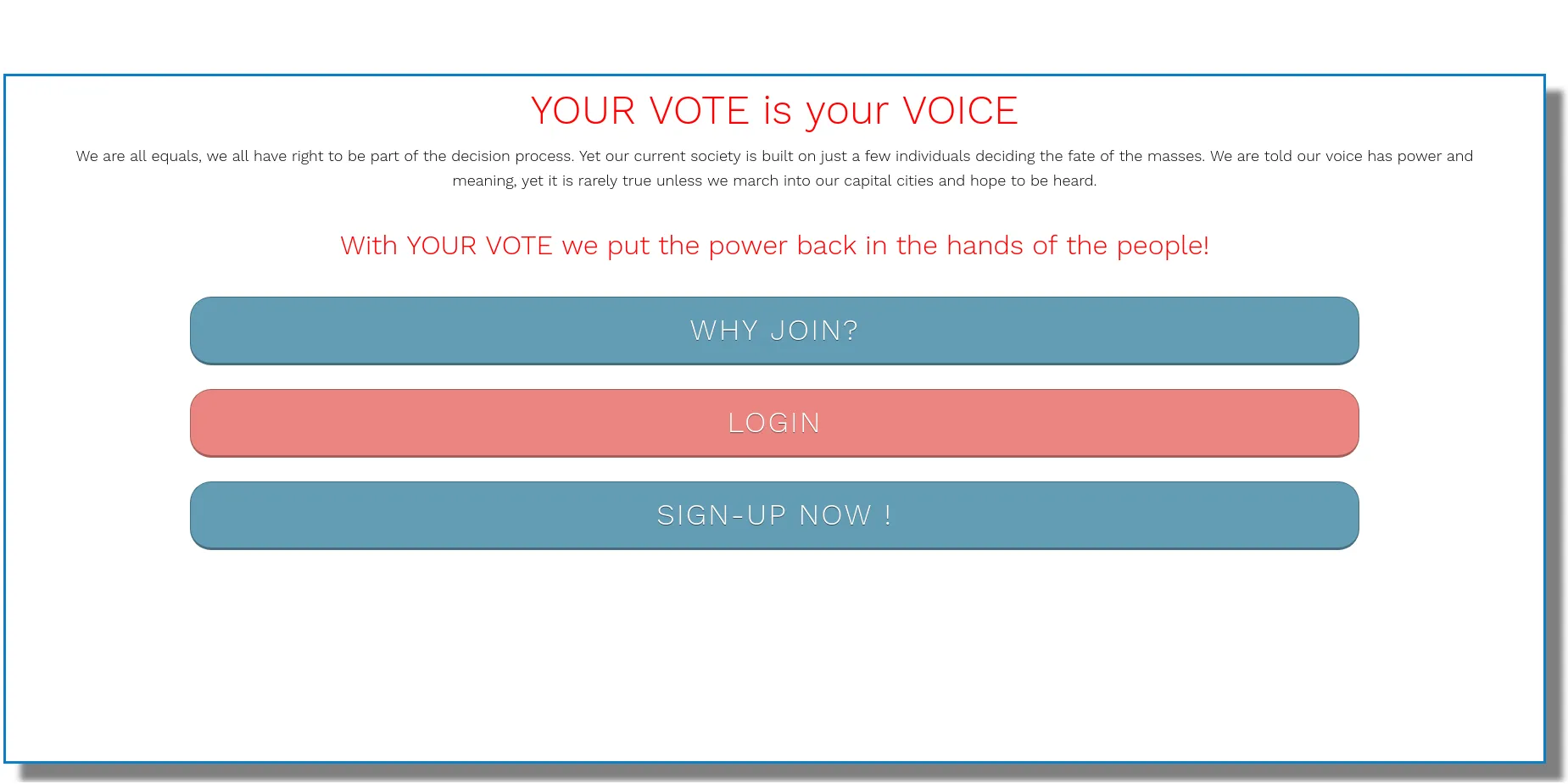 Its Your Vote | Indus Appstore | Screenshot