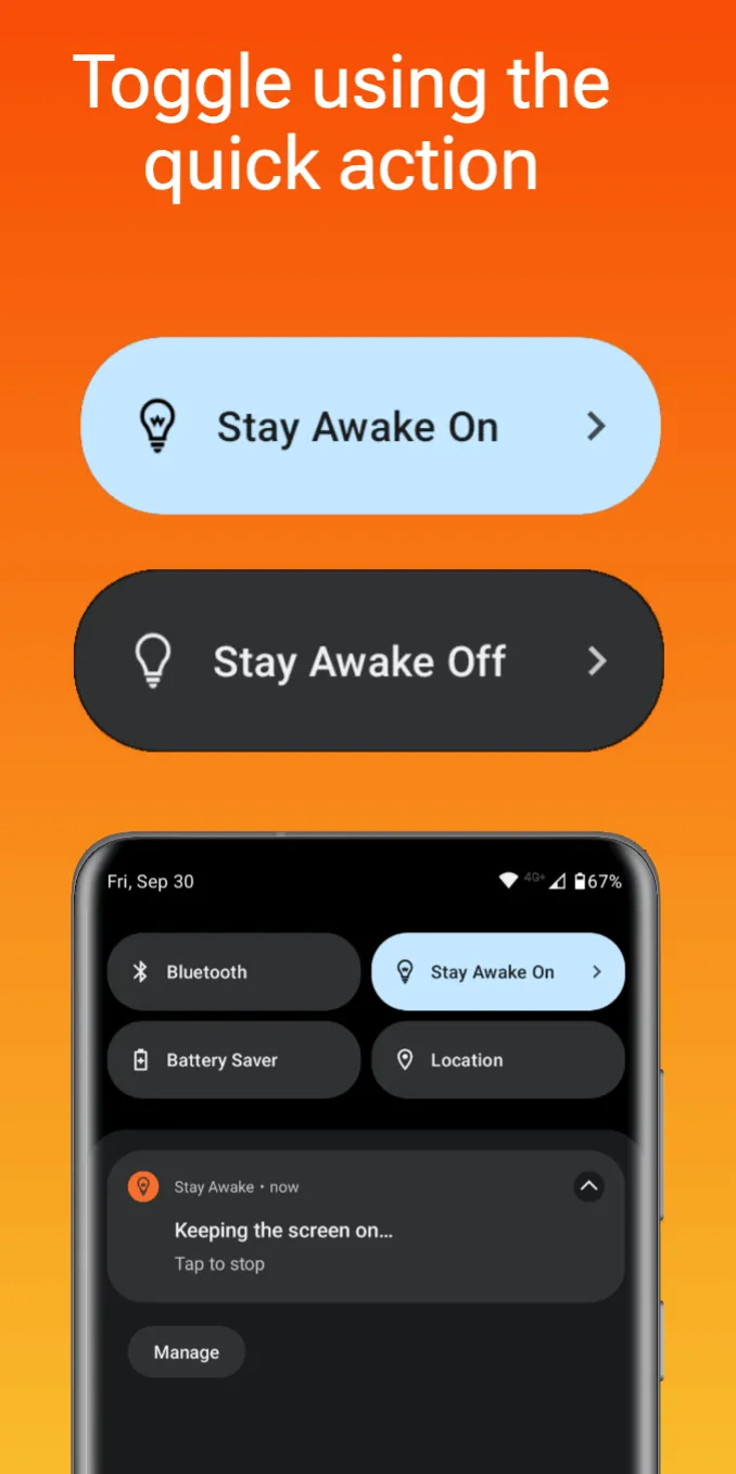 Stay Awake - Keep Screen On | Indus Appstore | Screenshot