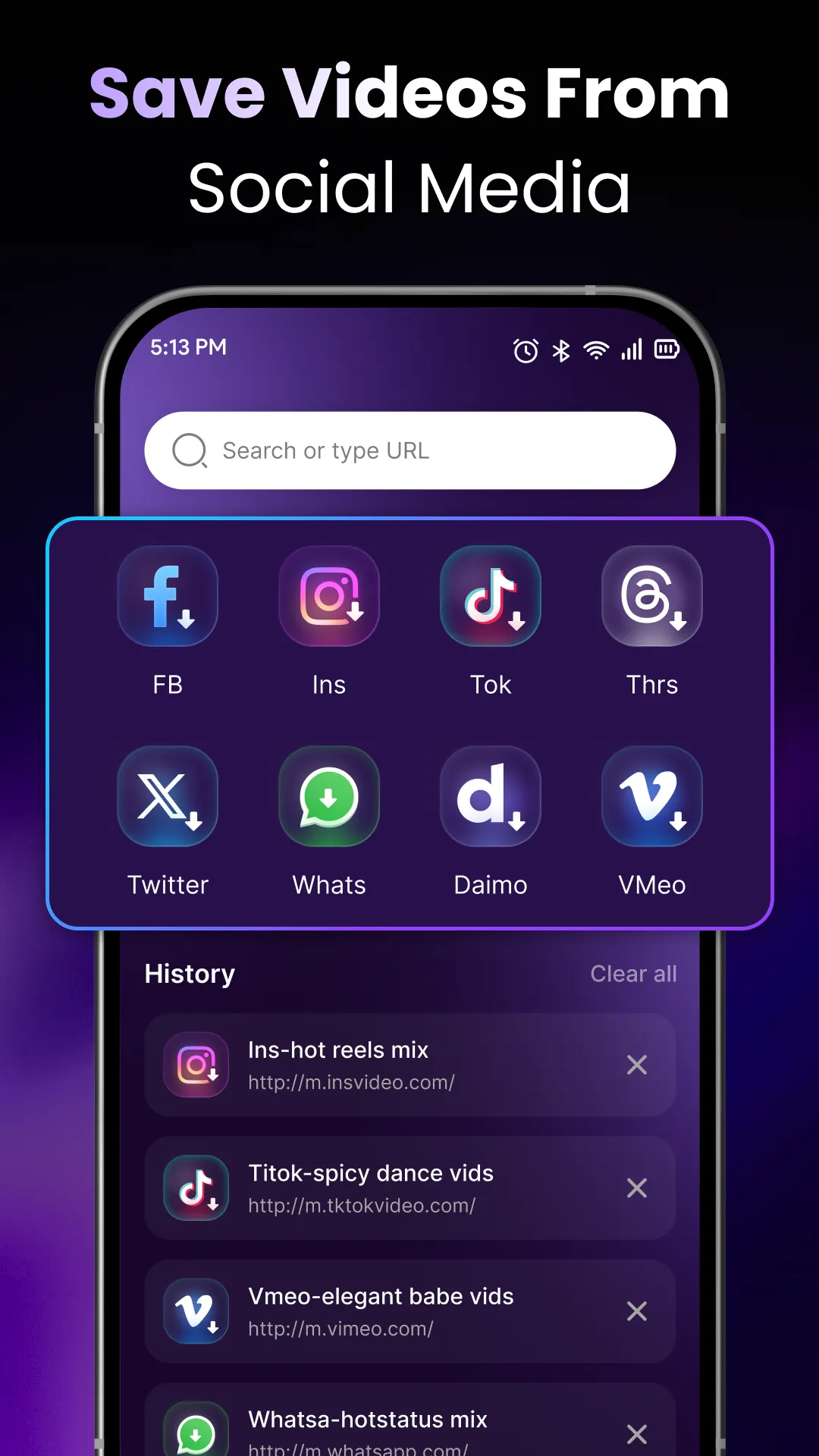 Video Player: Stream, Save MP4 | Indus Appstore | Screenshot