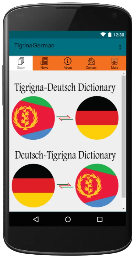 Tigrigna to German Dictionary | Indus Appstore | Screenshot