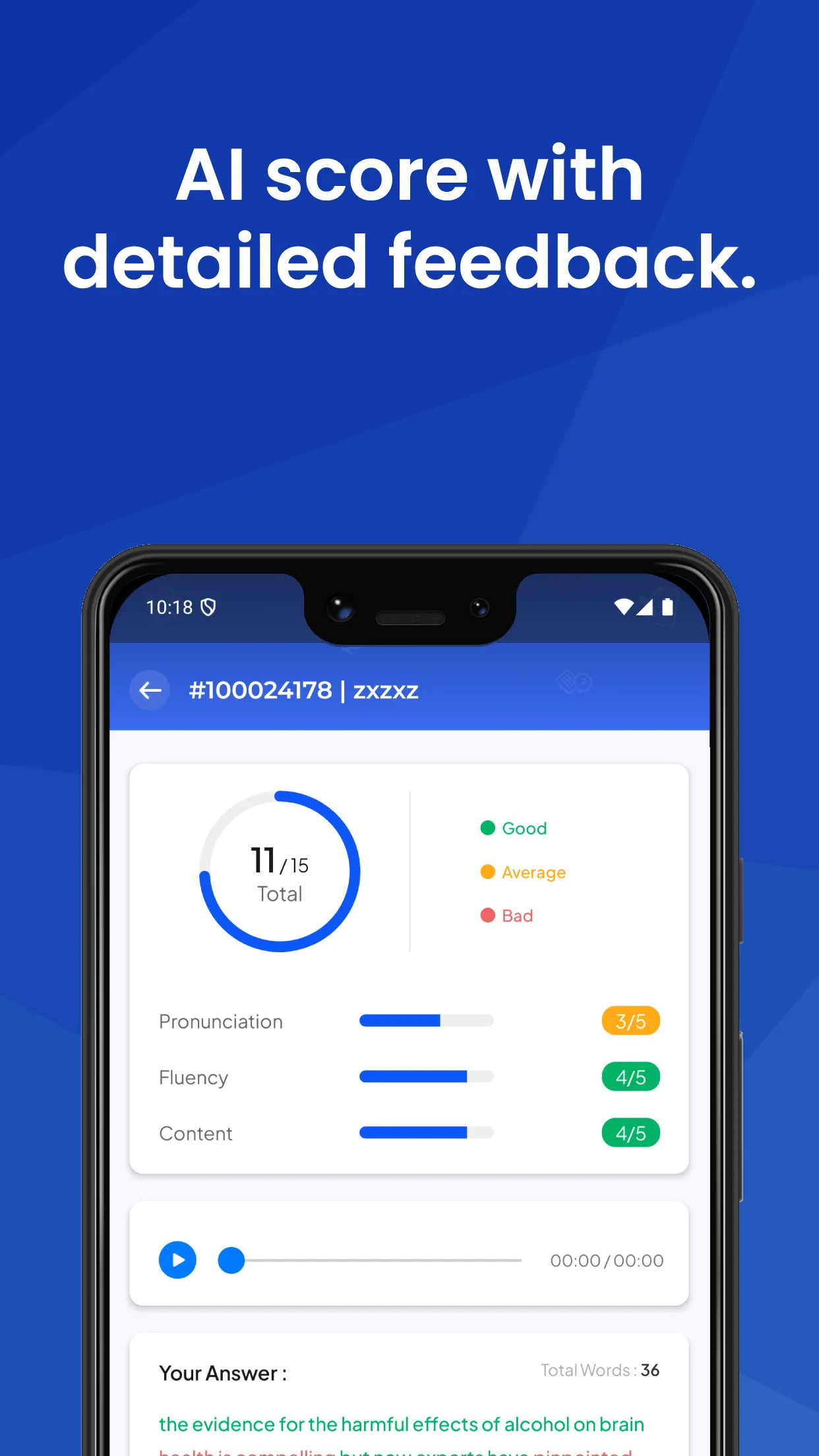 PTE Exam Practice - Gurully | Indus Appstore | Screenshot