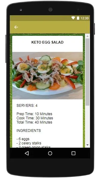 Keto Diet Recipes | Indus Appstore | Screenshot