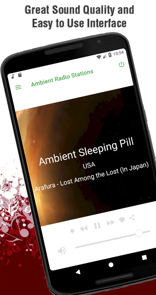 Ambient Radio Stations 2.0 | Indus Appstore | Screenshot