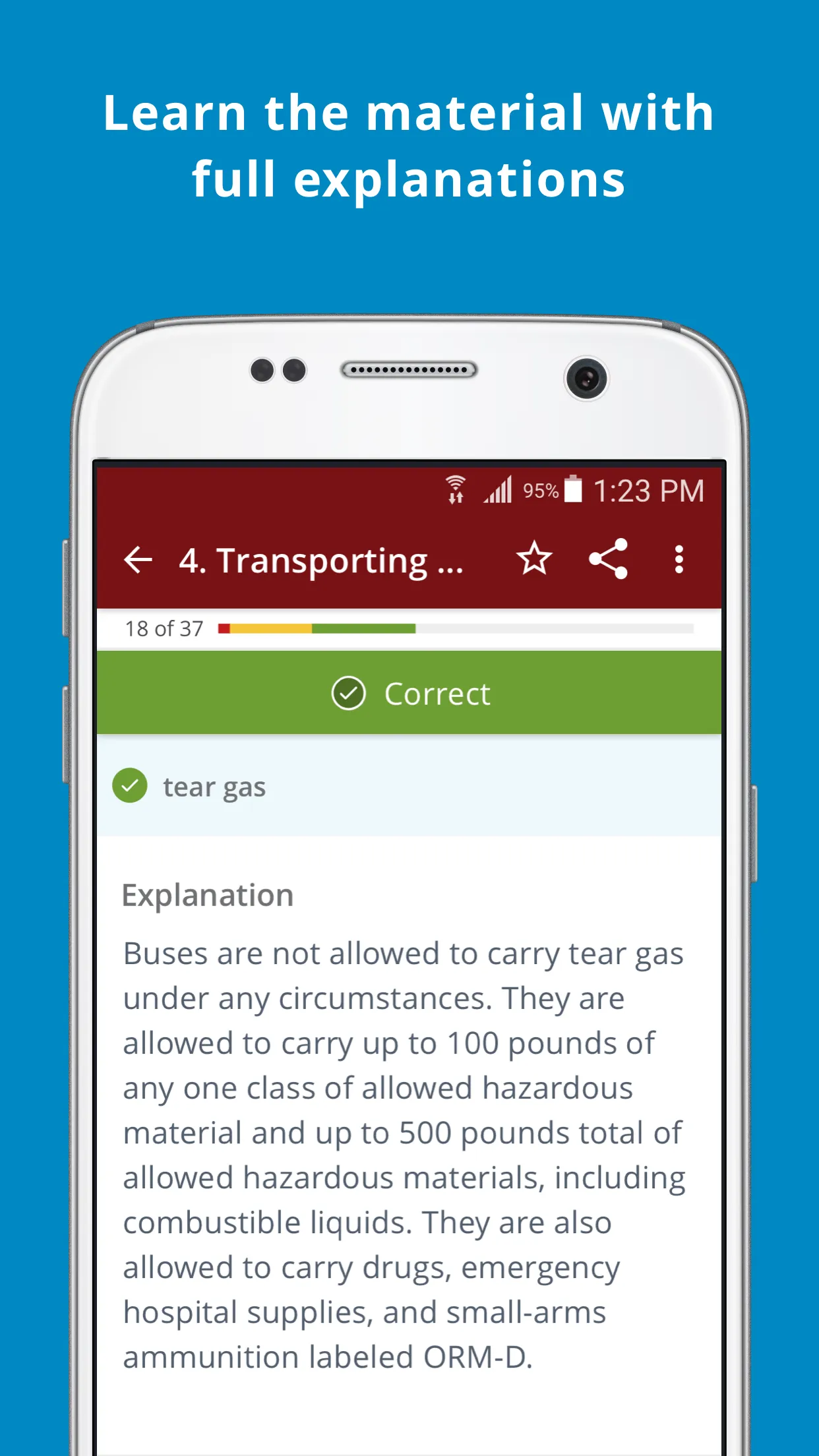 National CDL Test Prep Mastery | Indus Appstore | Screenshot