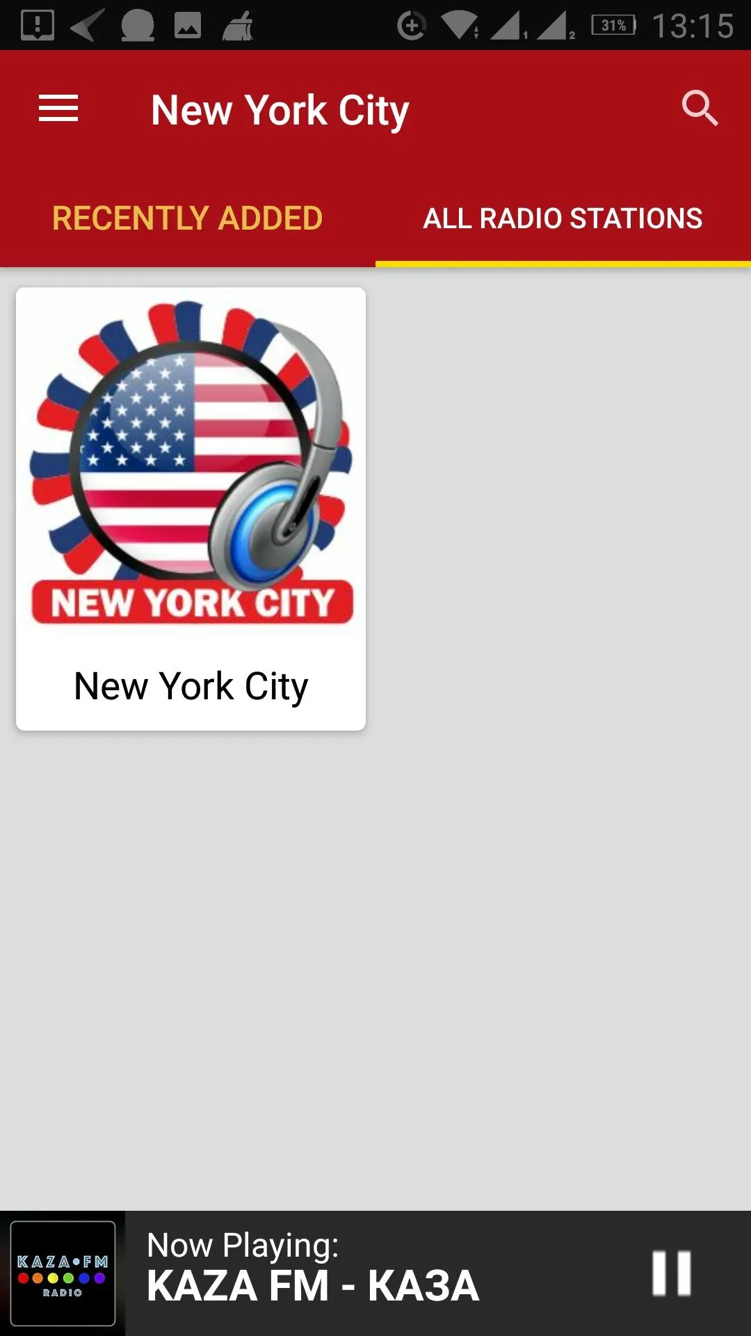 New York City Radio Stations | Indus Appstore | Screenshot