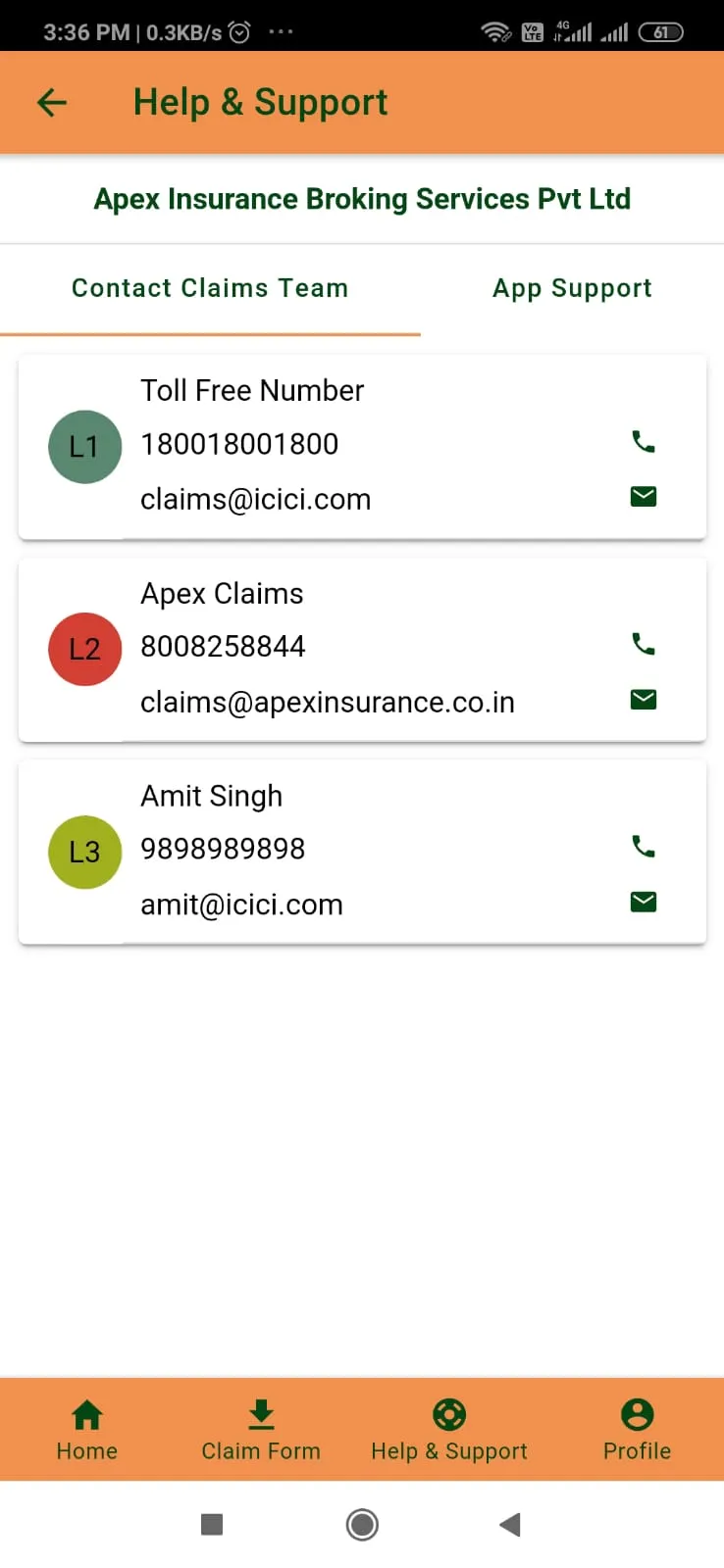 APEX Insurance | Indus Appstore | Screenshot