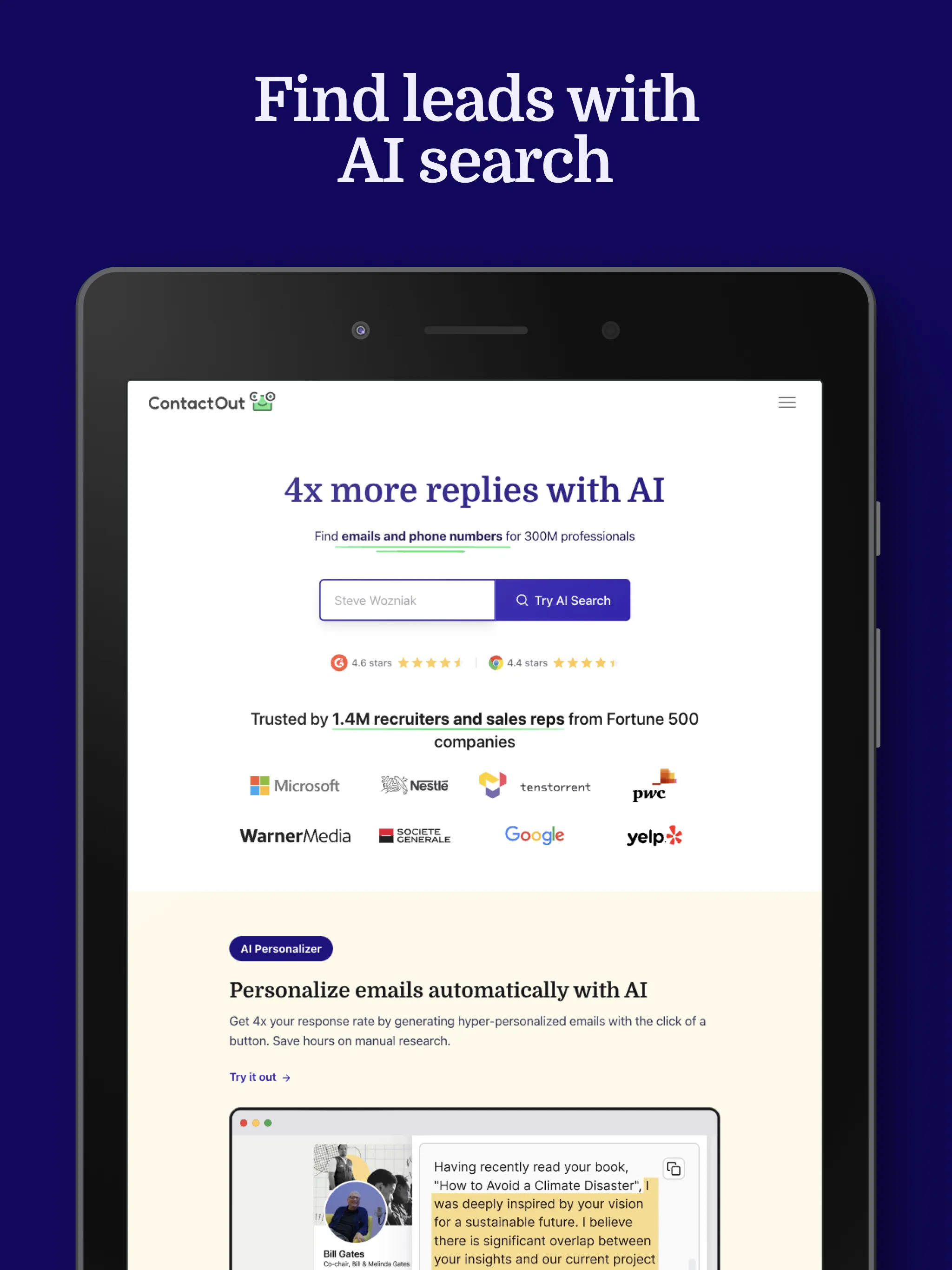 ContactOut - Find email/phone | Indus Appstore | Screenshot