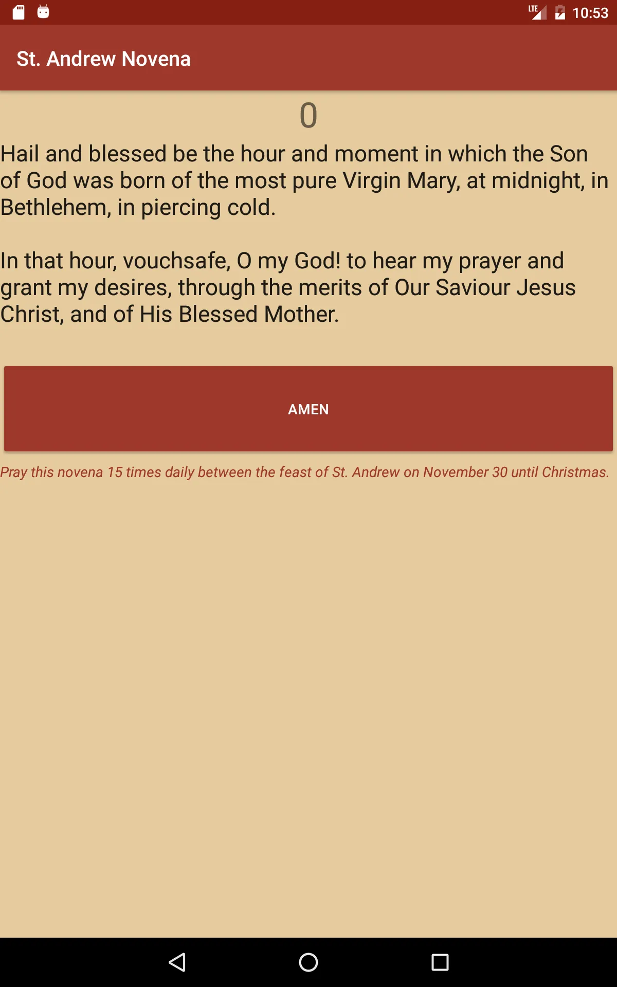 St. Andrew Novena | Indus Appstore | Screenshot