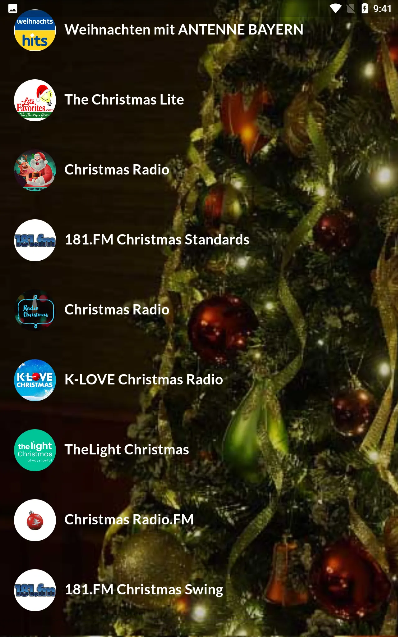 Xmas Live Radios-Christmas | Indus Appstore | Screenshot