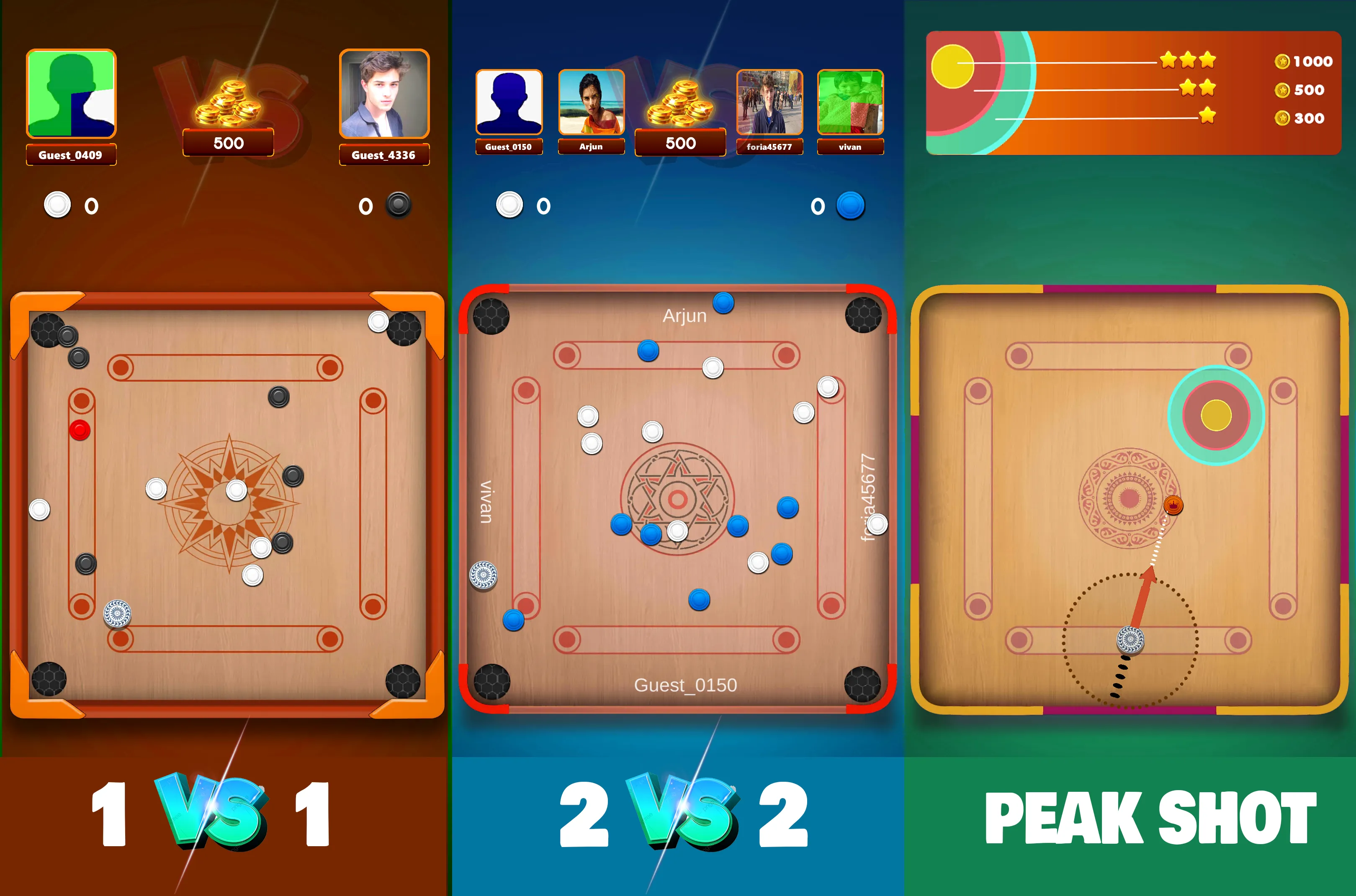 Carrom board Clash | Indus Appstore | Screenshot