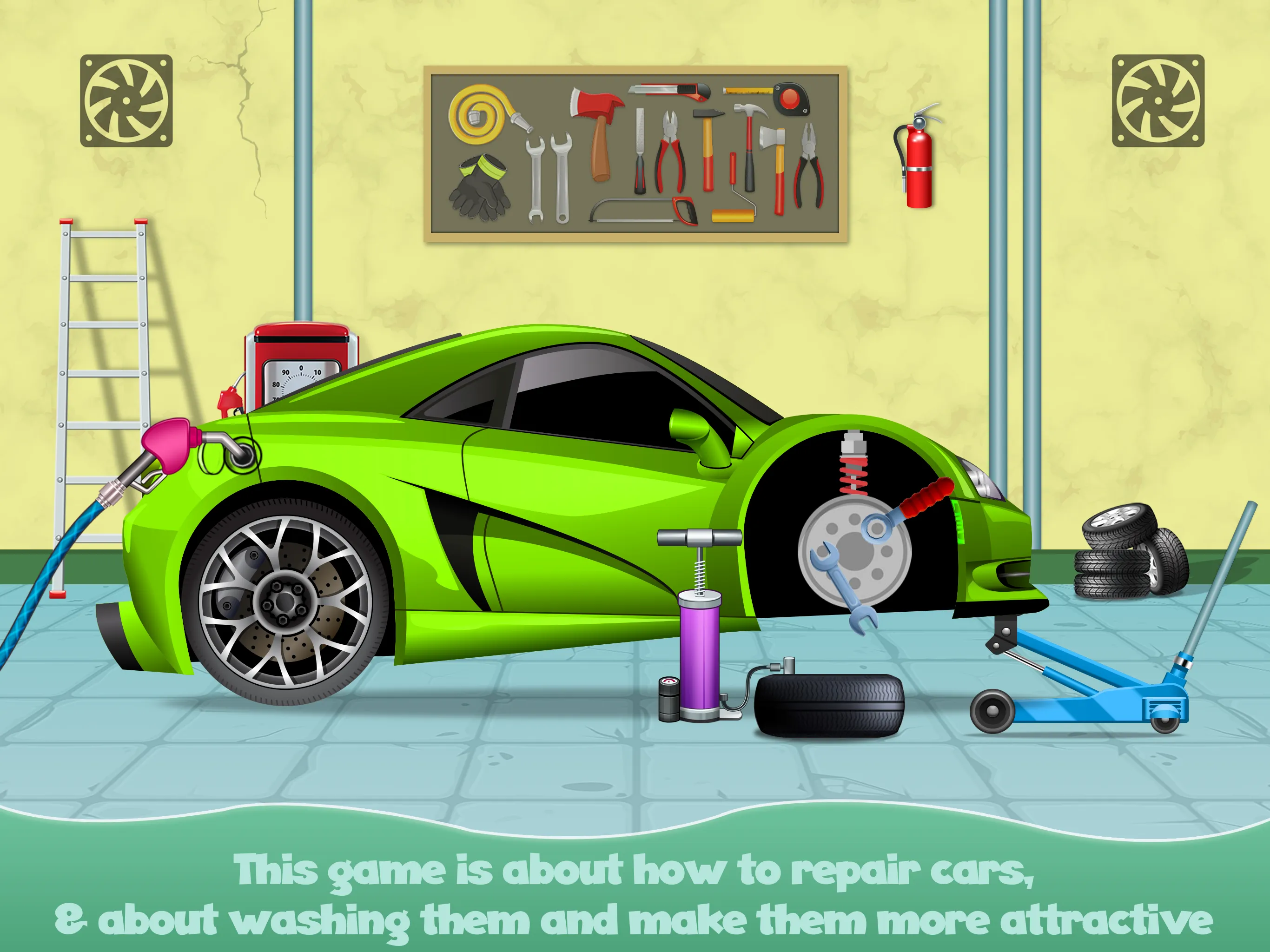 Baby Car Wash Garage Games | Indus Appstore | Screenshot