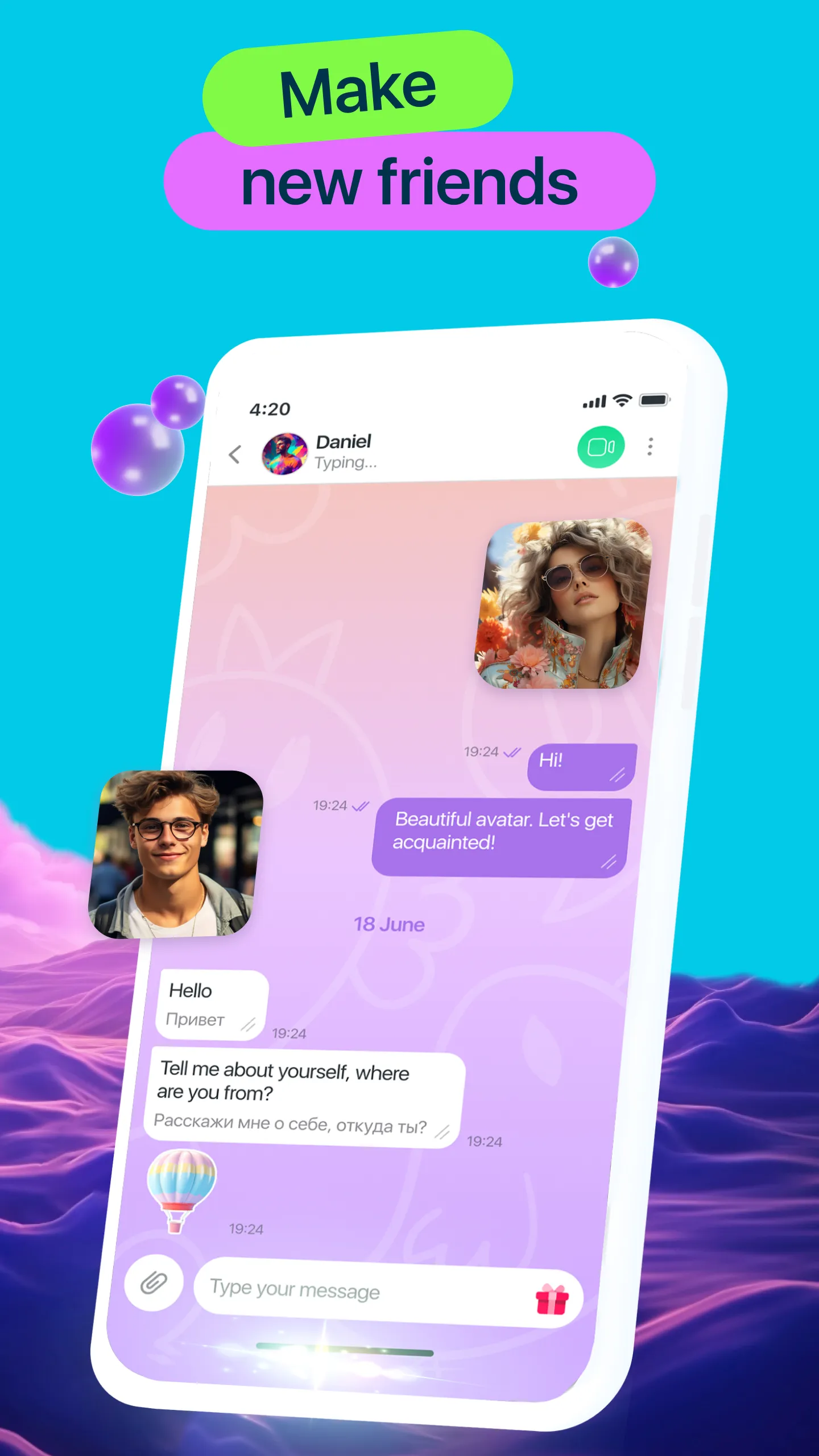 Fun Random Video Chat - Mira | Indus Appstore | Screenshot