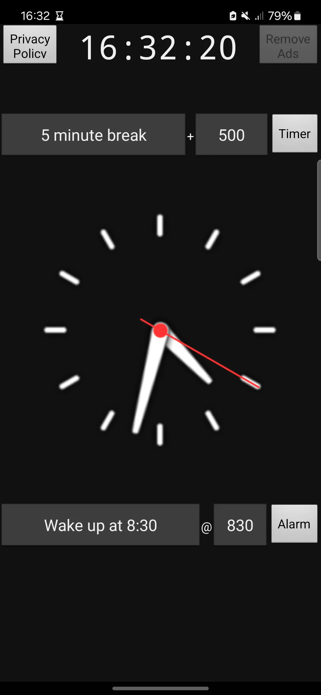 Analog Clock Second Widget | Indus Appstore | Screenshot