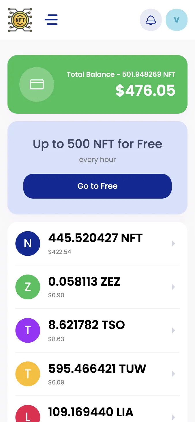 NFTblockchain | Indus Appstore | Screenshot