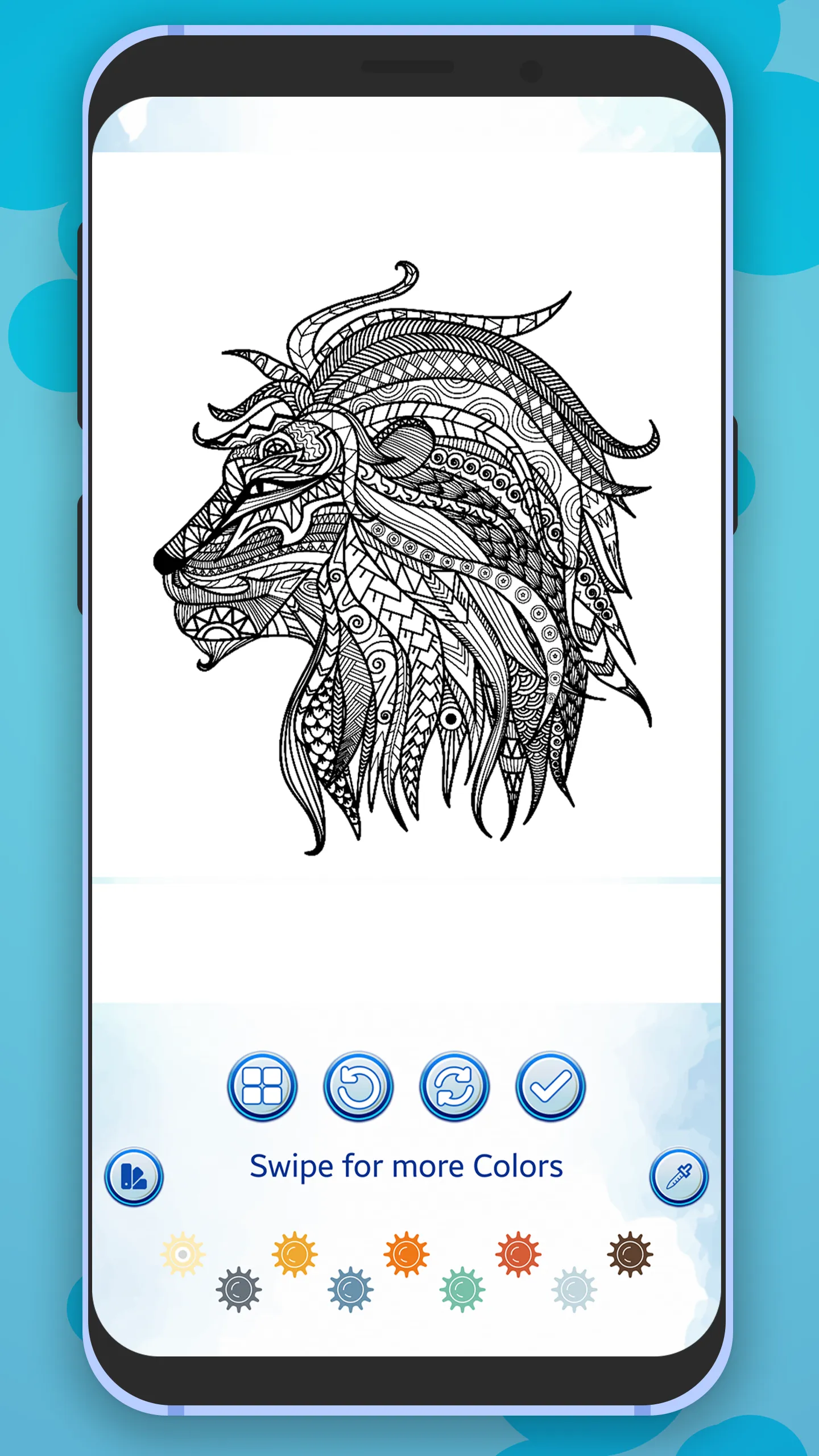 Animal Coloring Book - Mandala | Indus Appstore | Screenshot