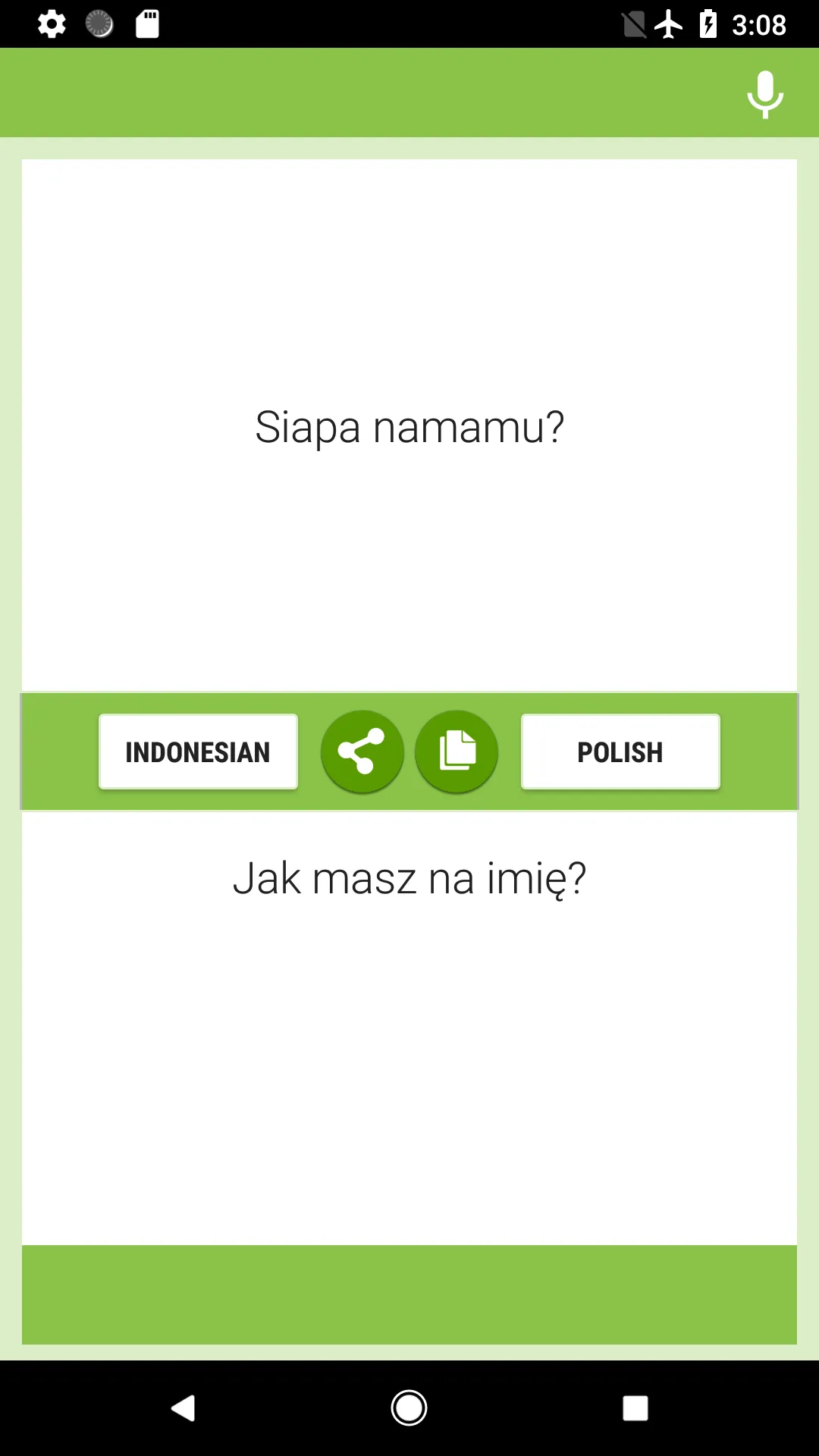 Indonesian-Polish Translator | Indus Appstore | Screenshot