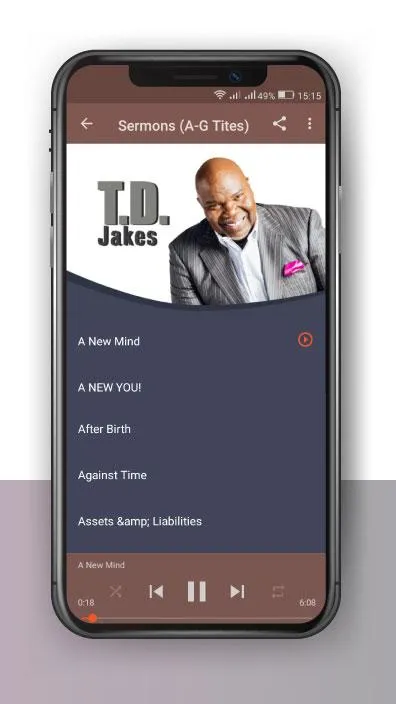 T.D. Jakes Motivation | Indus Appstore | Screenshot