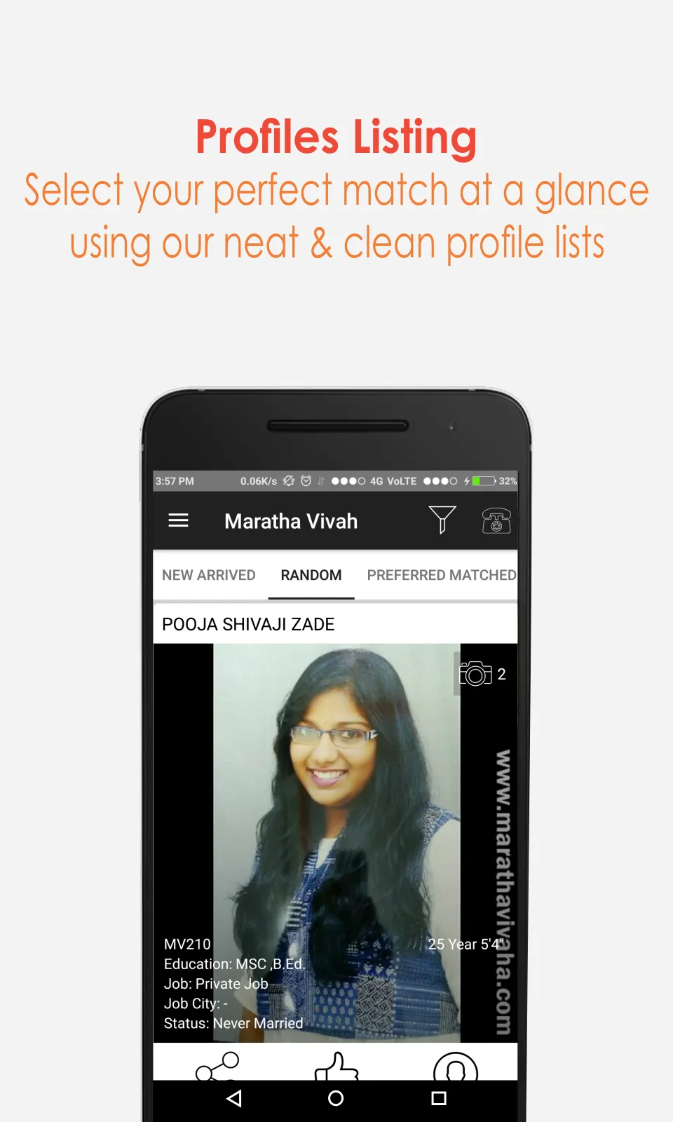 Maratha Vivah Matrimony App | Indus Appstore | Screenshot