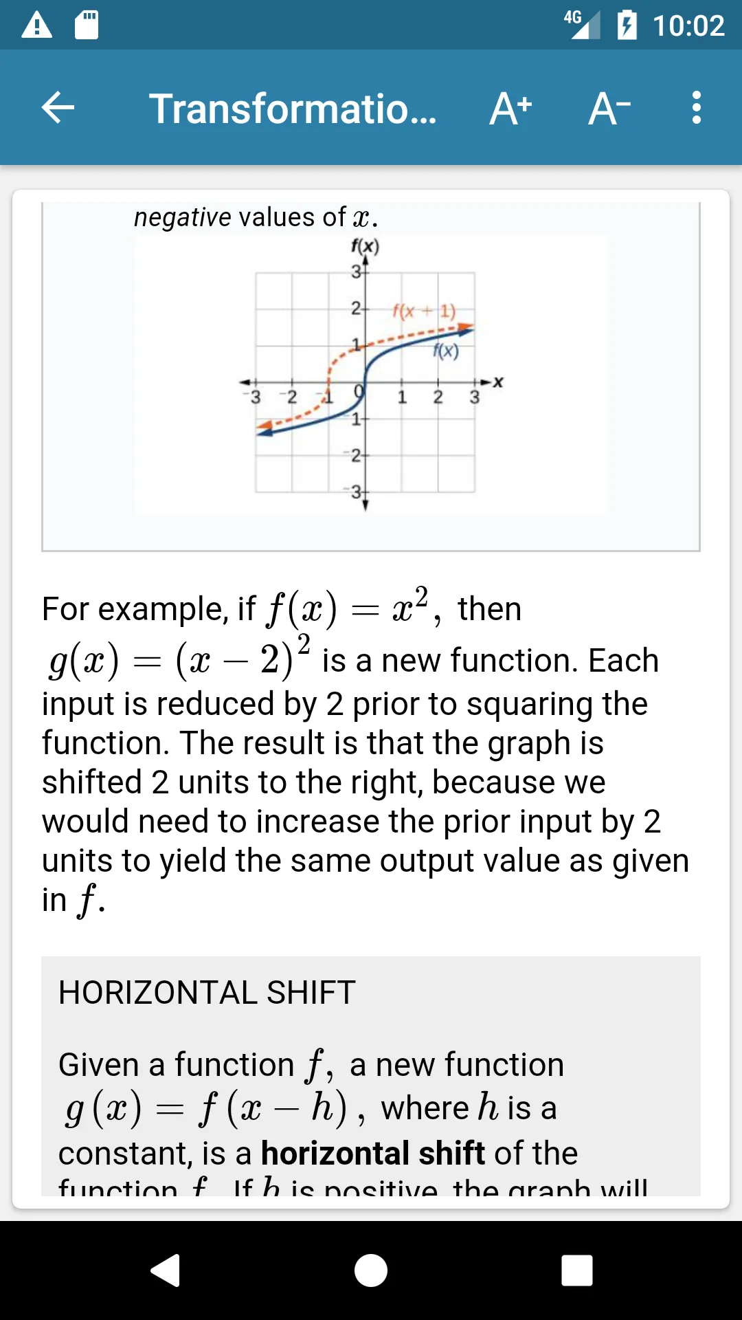 College Algebra | Indus Appstore | Screenshot