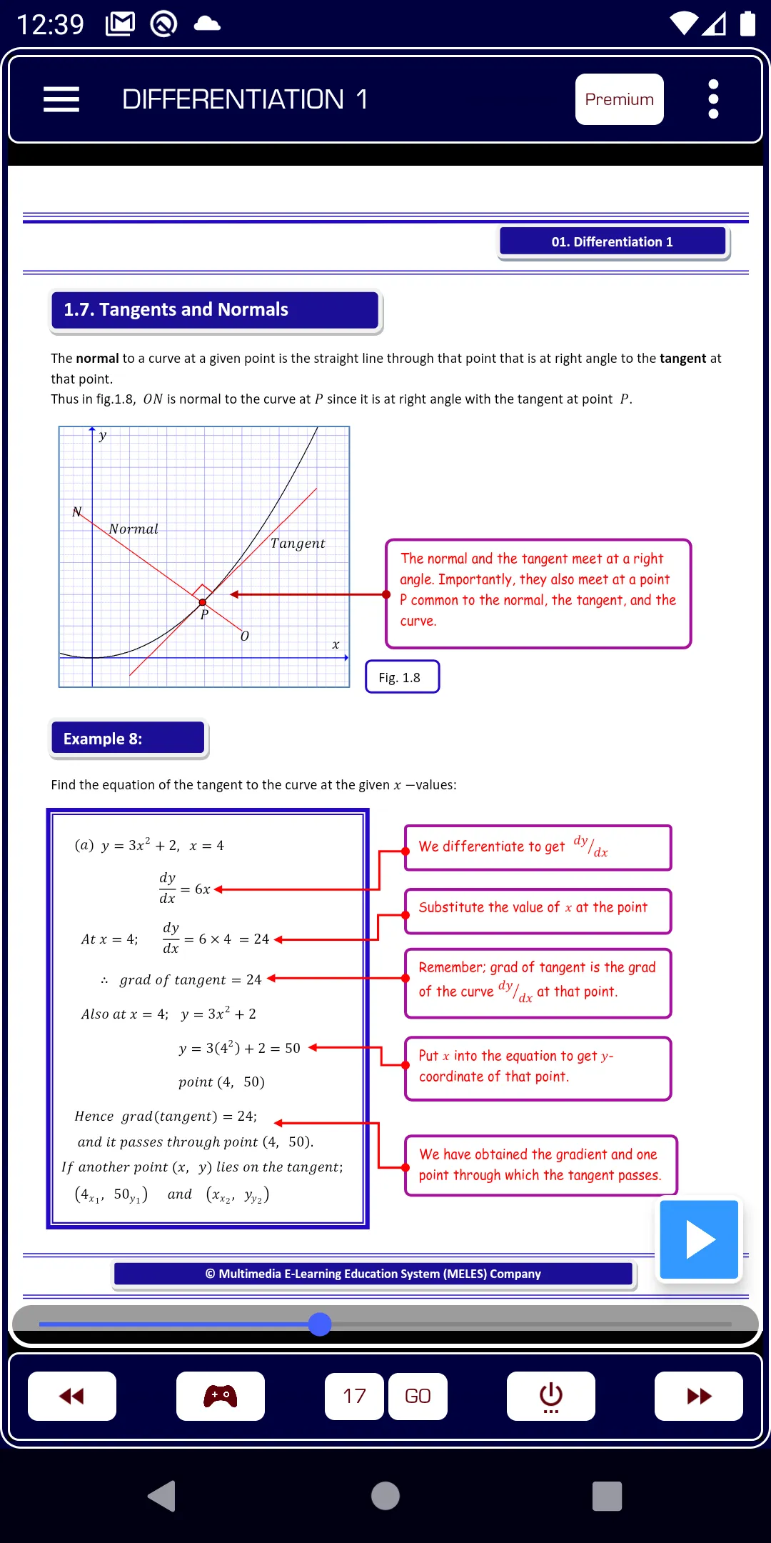 Differentiation-1 Pure Math | Indus Appstore | Screenshot