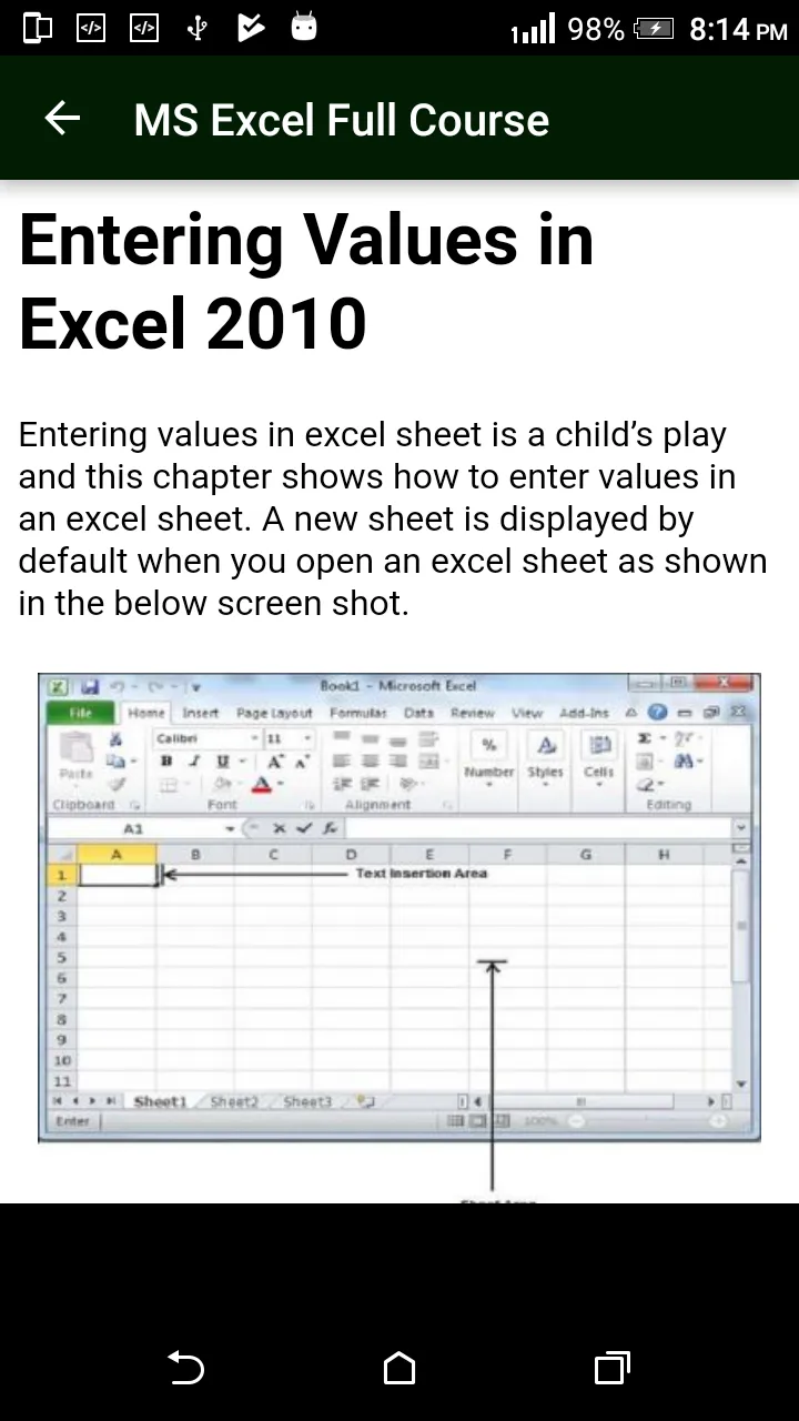 Learn MS Excel (Basic & Advanc | Indus Appstore | Screenshot