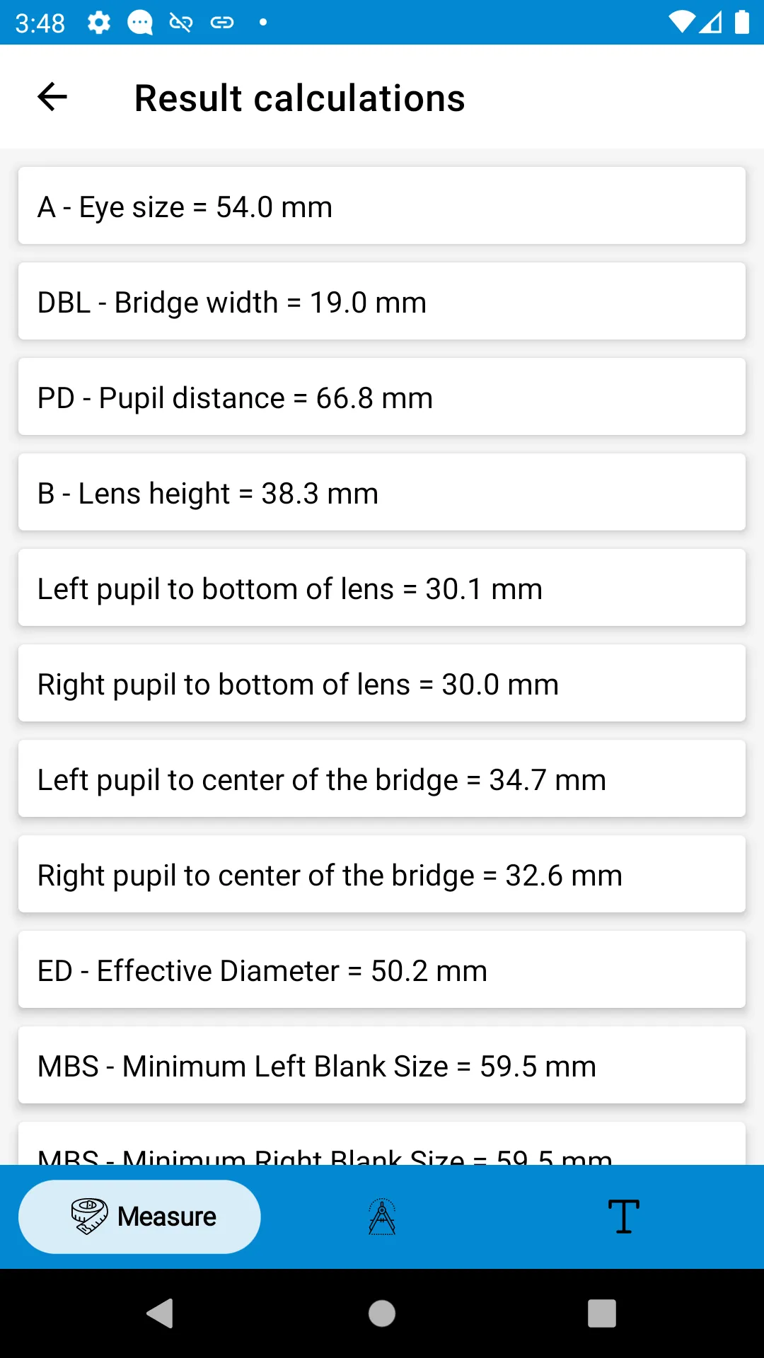 Optometry eye distance measure | Indus Appstore | Screenshot