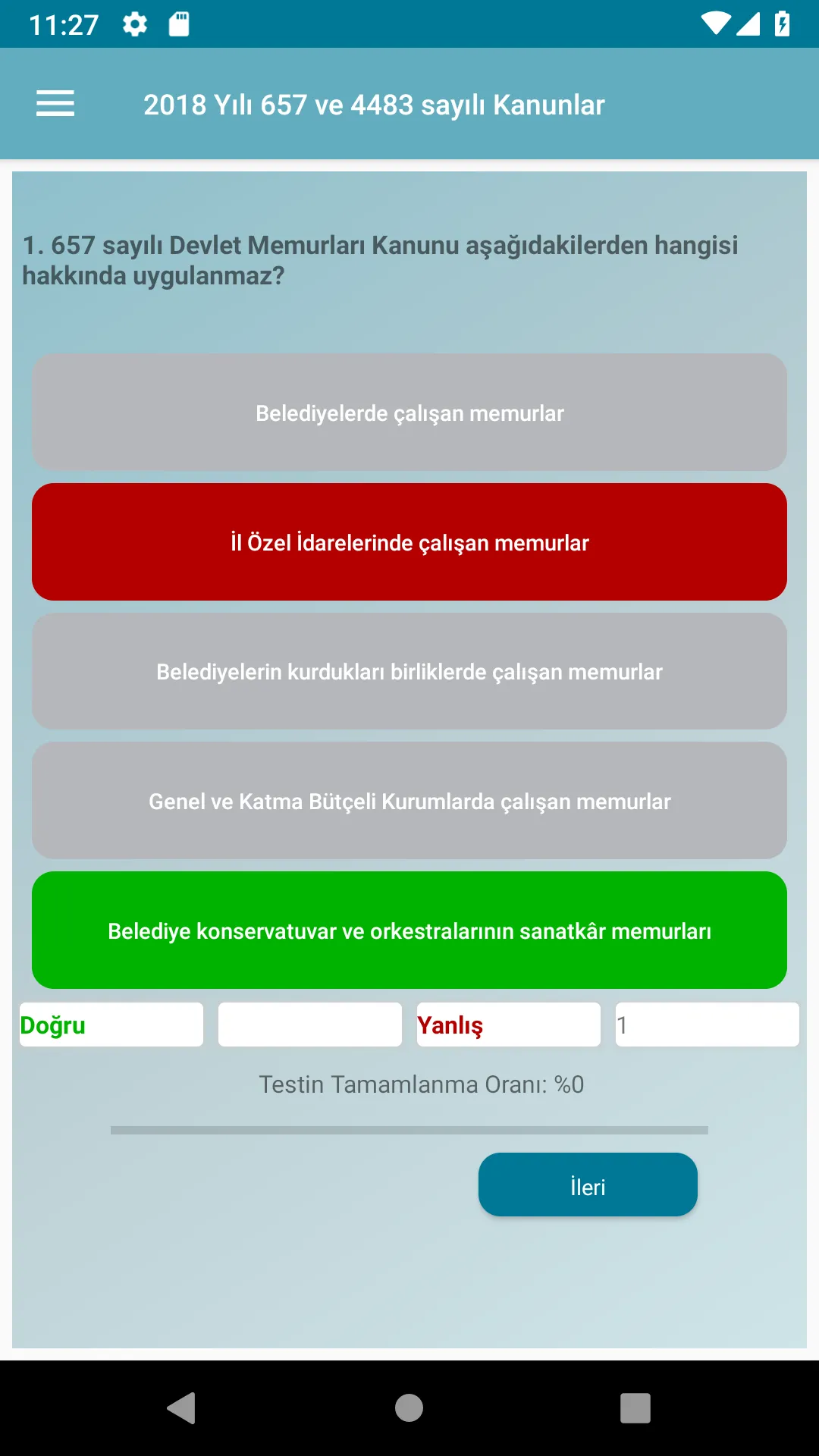 Adaylık Kaldırma Sınavı | Indus Appstore | Screenshot