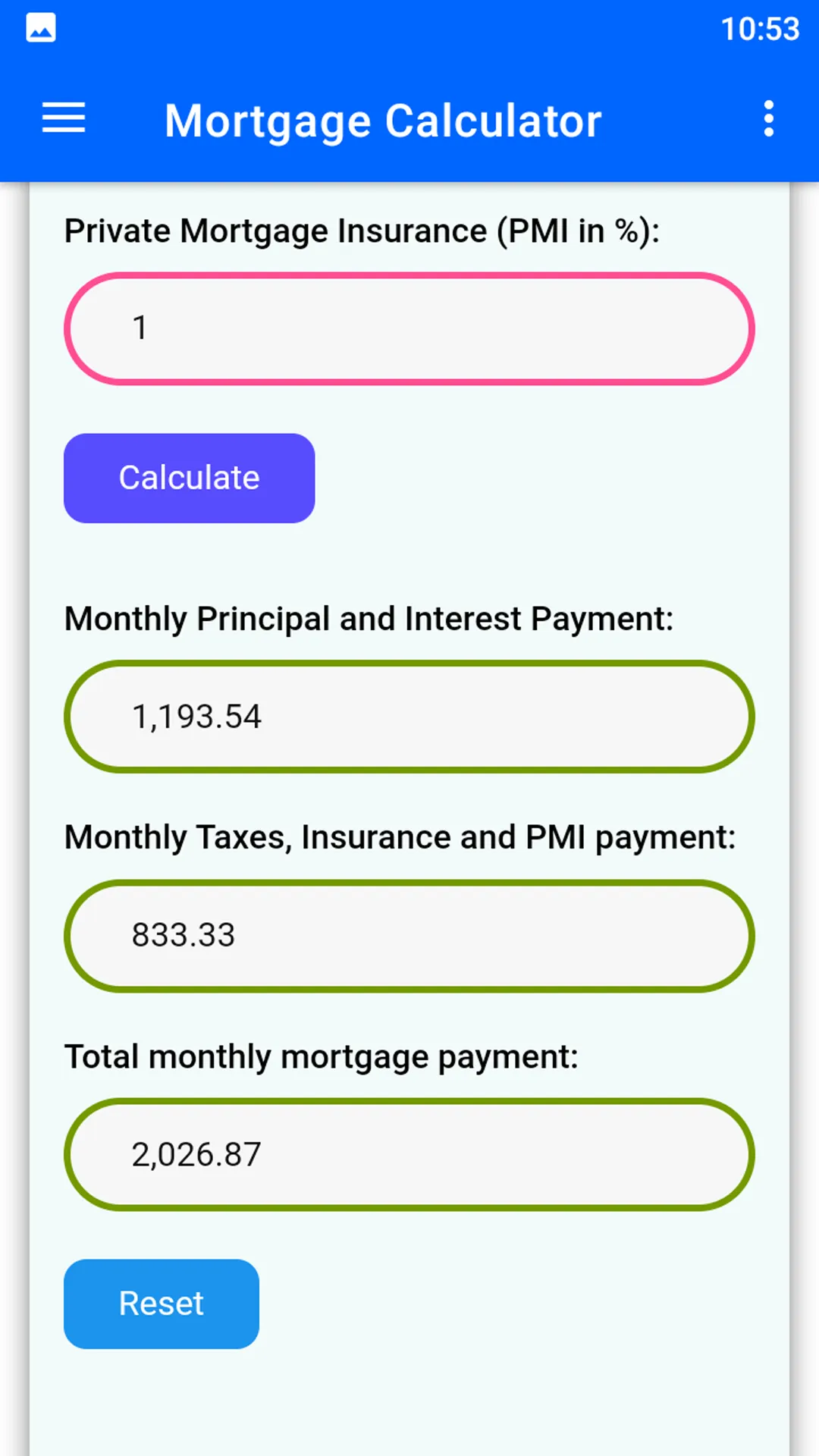 Mortgage Calculator | Indus Appstore | Screenshot