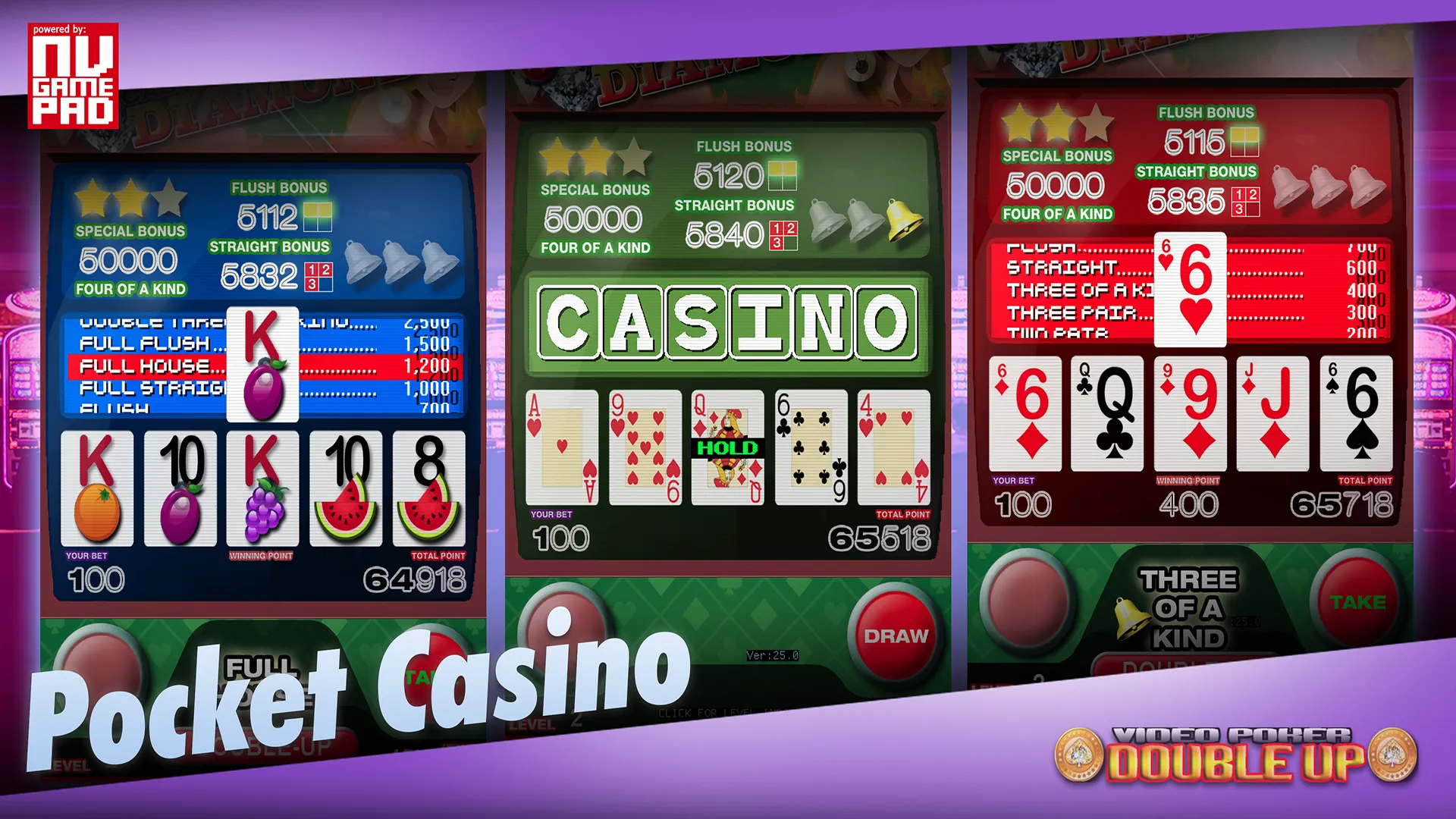 Video Poker Double Up | Indus Appstore | Screenshot