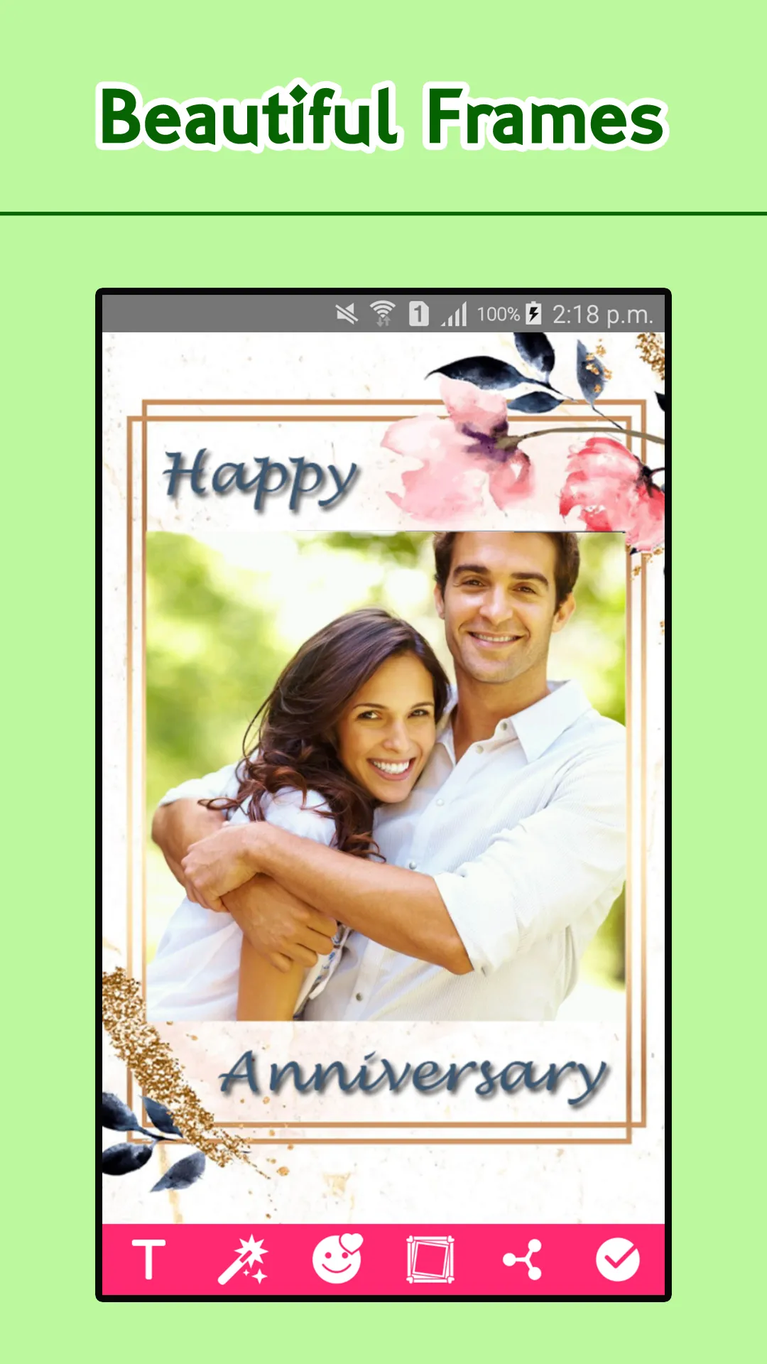 Wedding Anniversary Frames | Indus Appstore | Screenshot