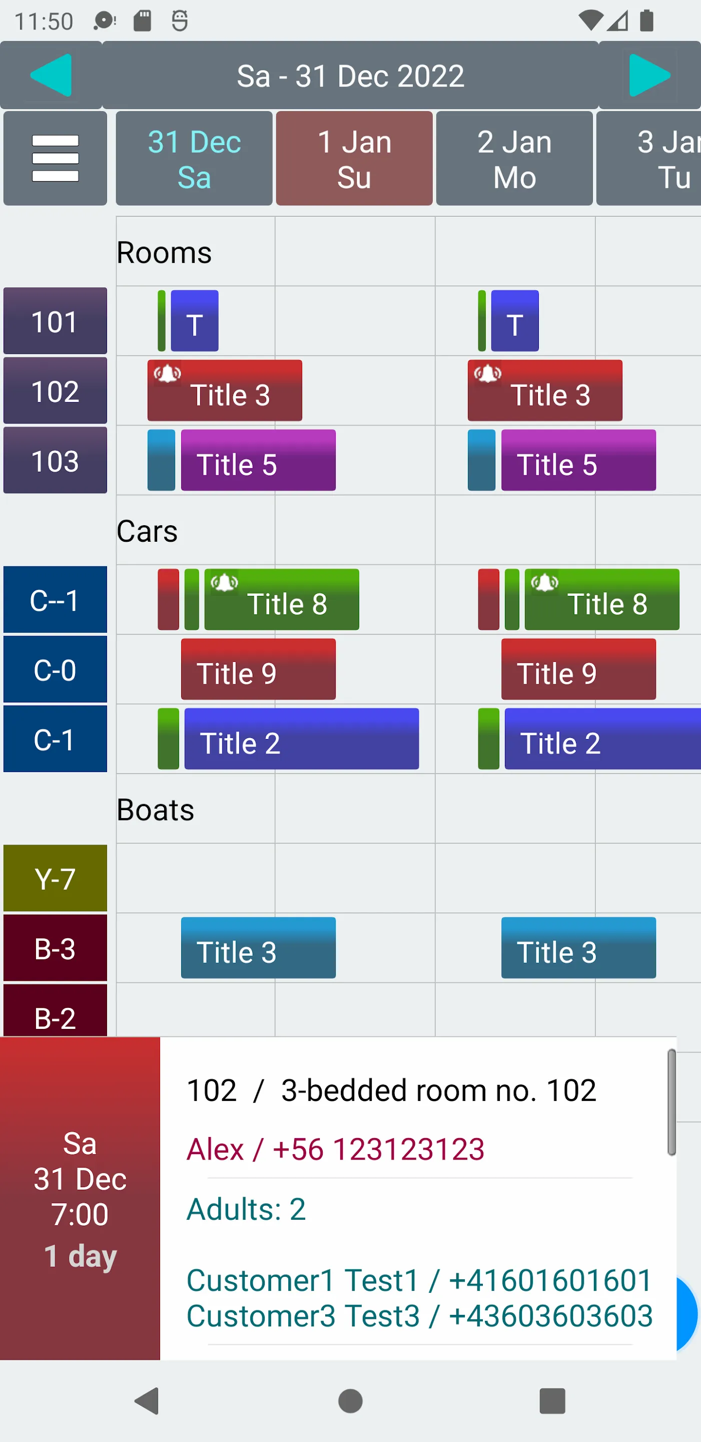 Booking Manager 3 Lt | Indus Appstore | Screenshot