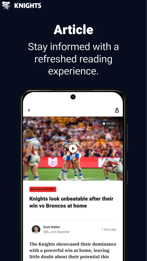 Newcastle Knights | Indus Appstore | Screenshot