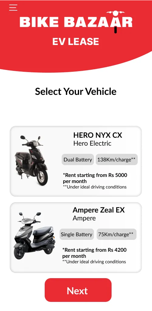 Bike Bazaar EV Rentals | Indus Appstore | Screenshot