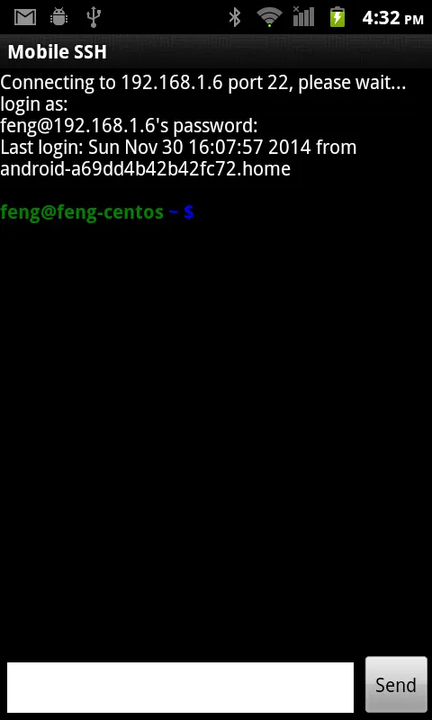 Mobile SSH (Secure Shell) | Indus Appstore | Screenshot