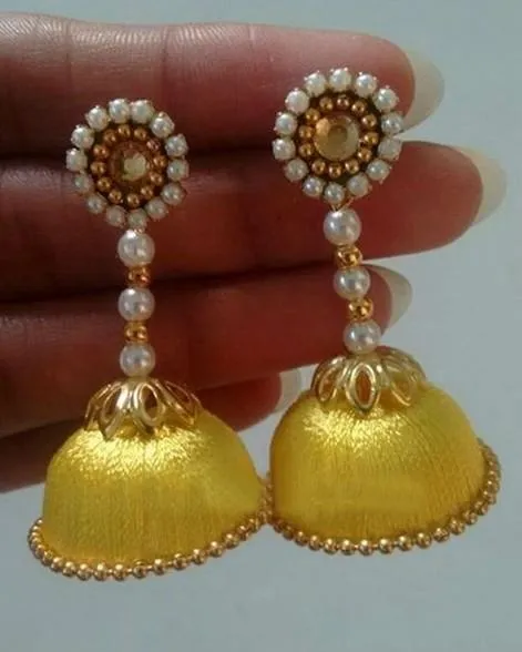 Silk Thread Jewellery Designs | Indus Appstore | Screenshot