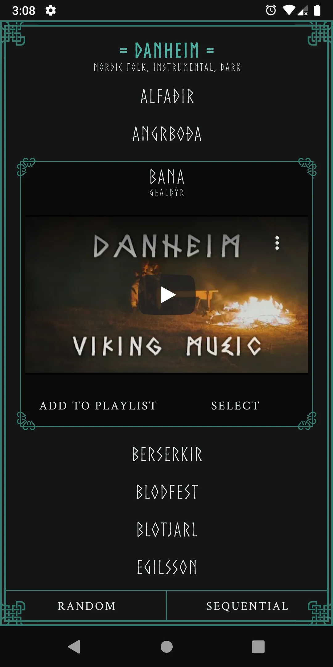 Viking music alarm clock | Indus Appstore | Screenshot