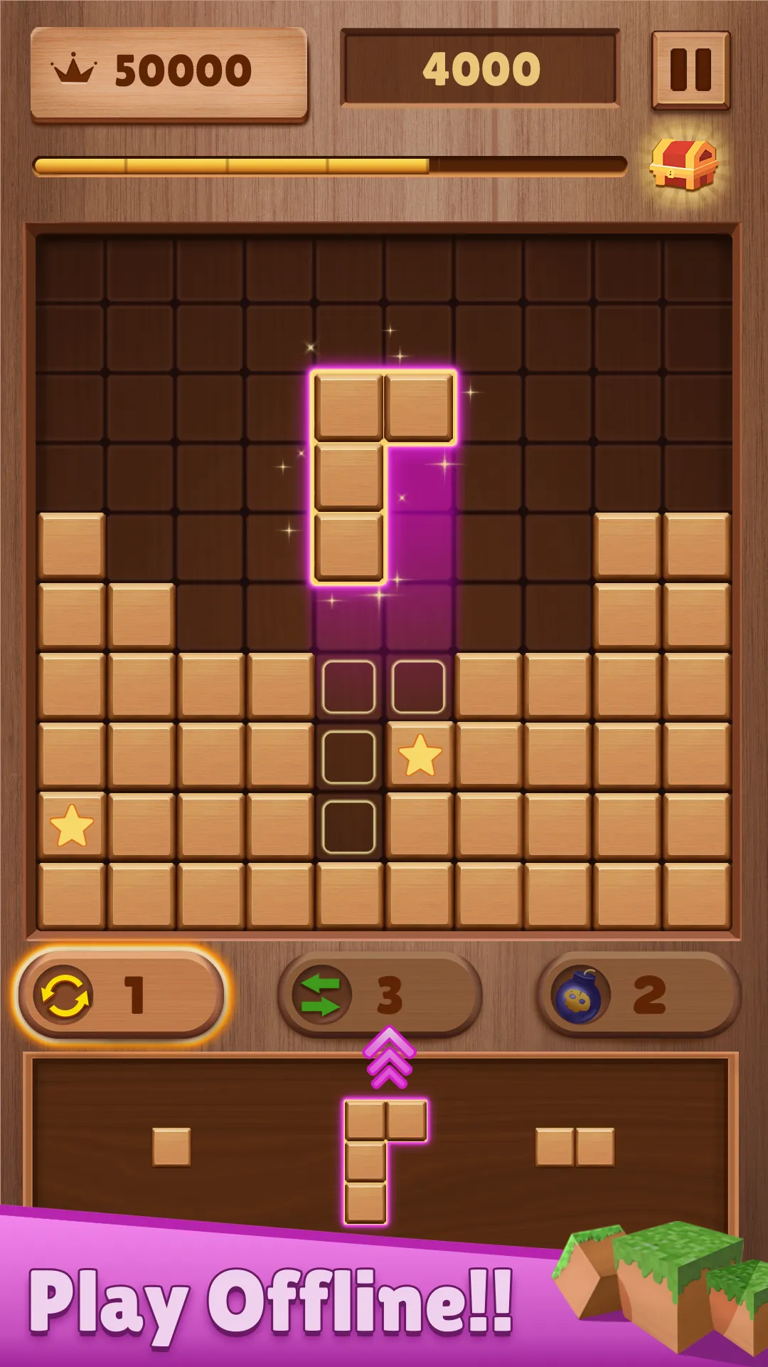 Wood Block Puzzle | Indus Appstore | Screenshot