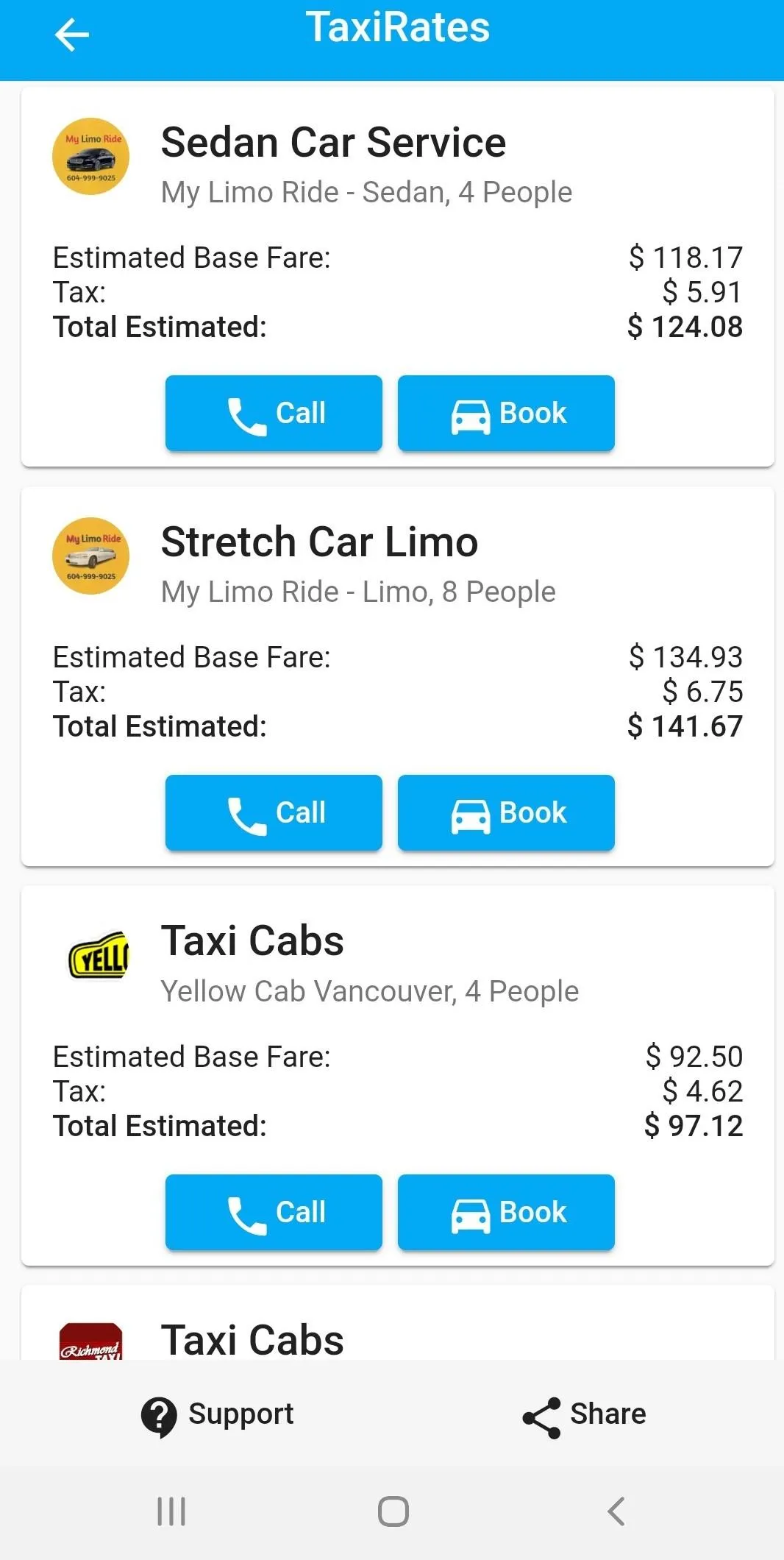 Compare Airport Taxi Service | Indus Appstore | Screenshot