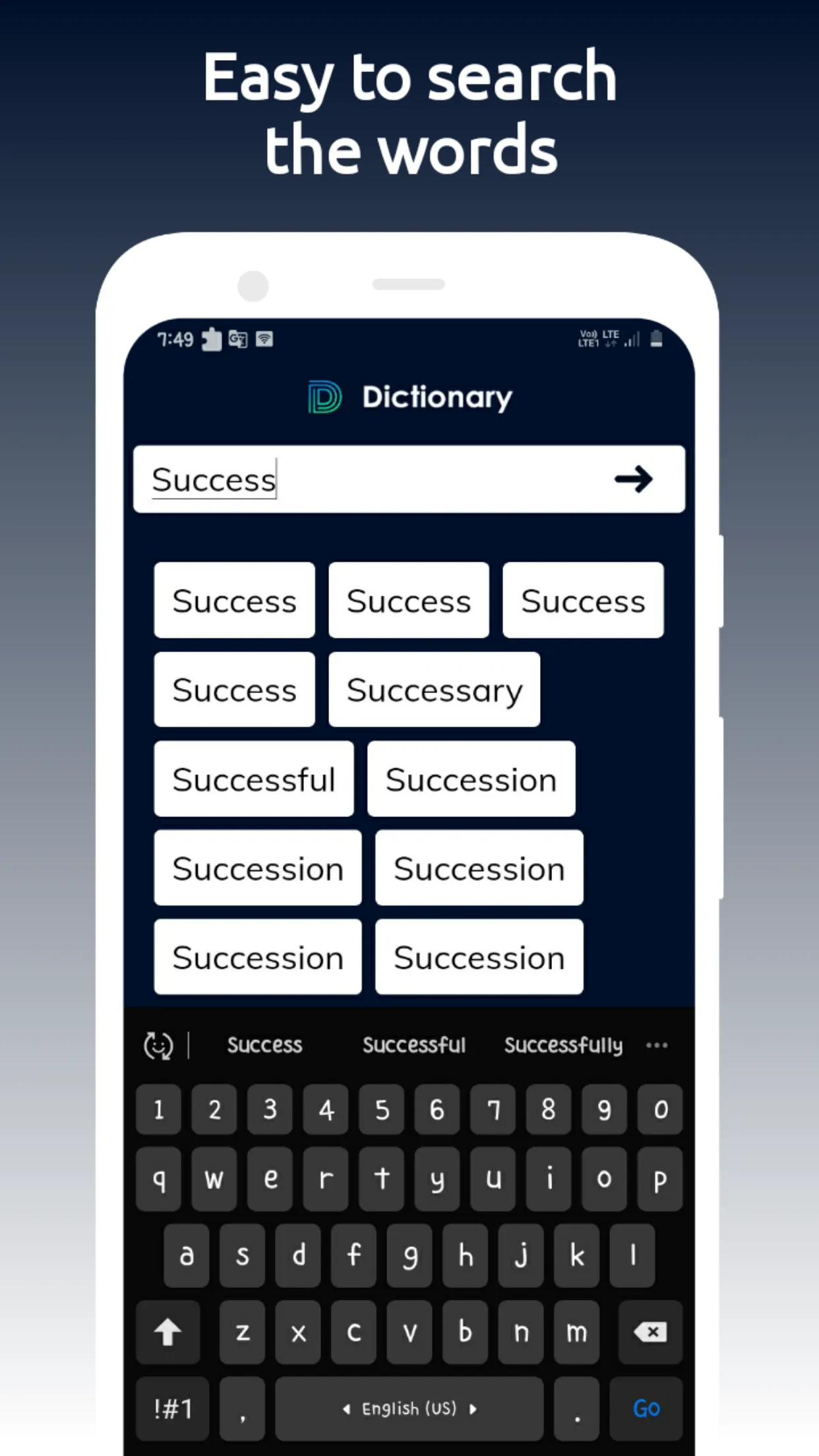 English dictionary & meanings | Indus Appstore | Screenshot