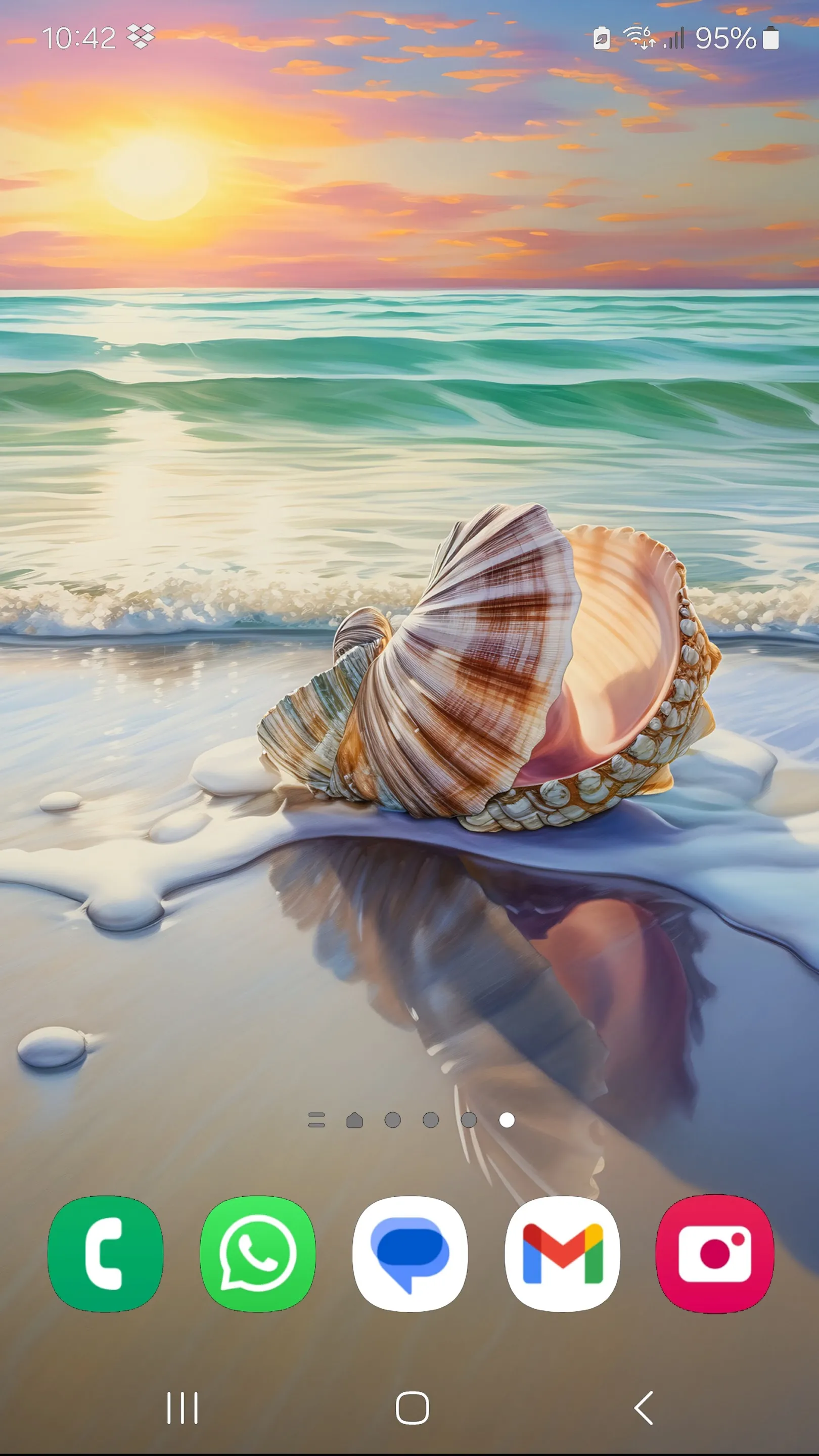 Wallpapers with shells in 4K | Indus Appstore | Screenshot