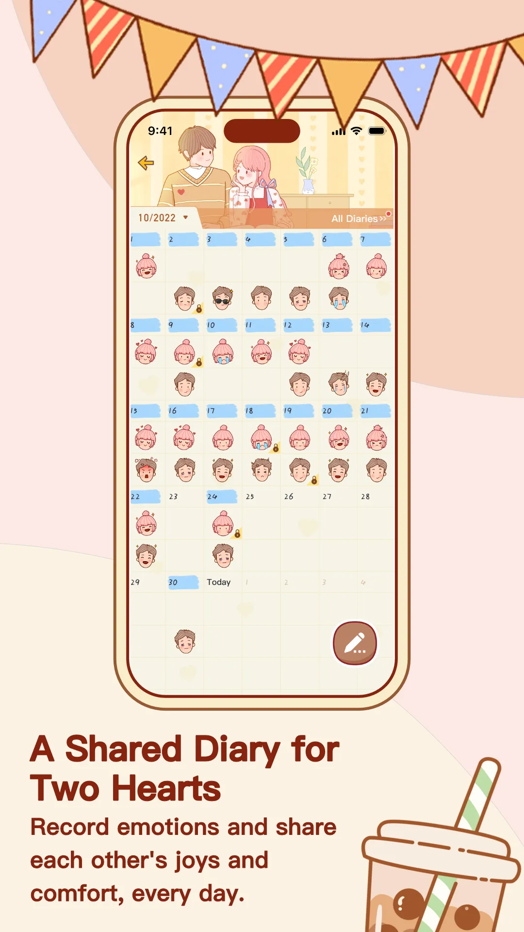 Couple2—space for couples | Indus Appstore | Screenshot