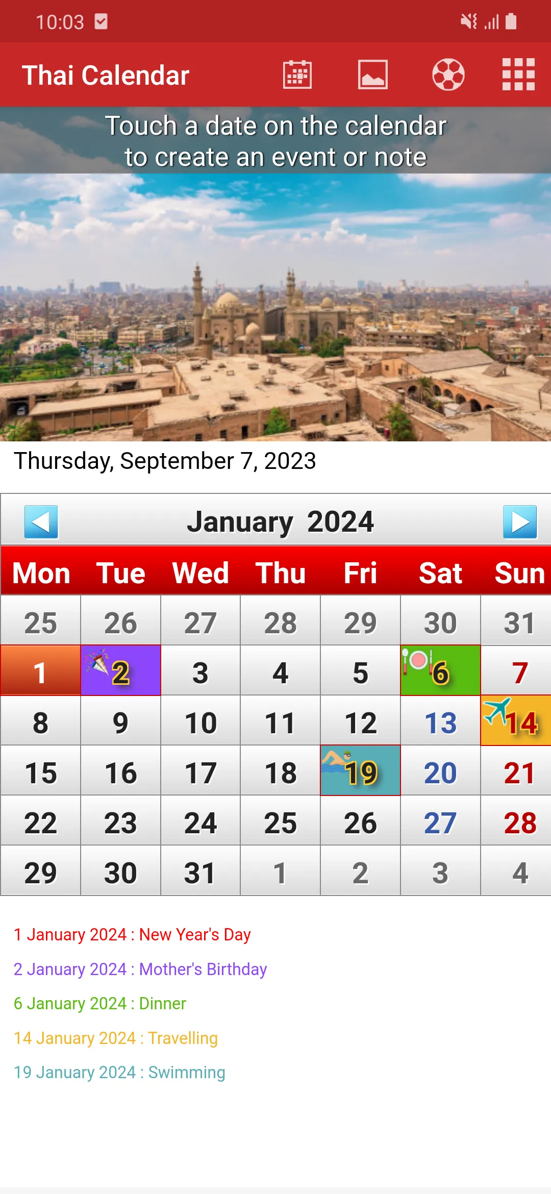 Thai Calendar 2025 | Indus Appstore | Screenshot